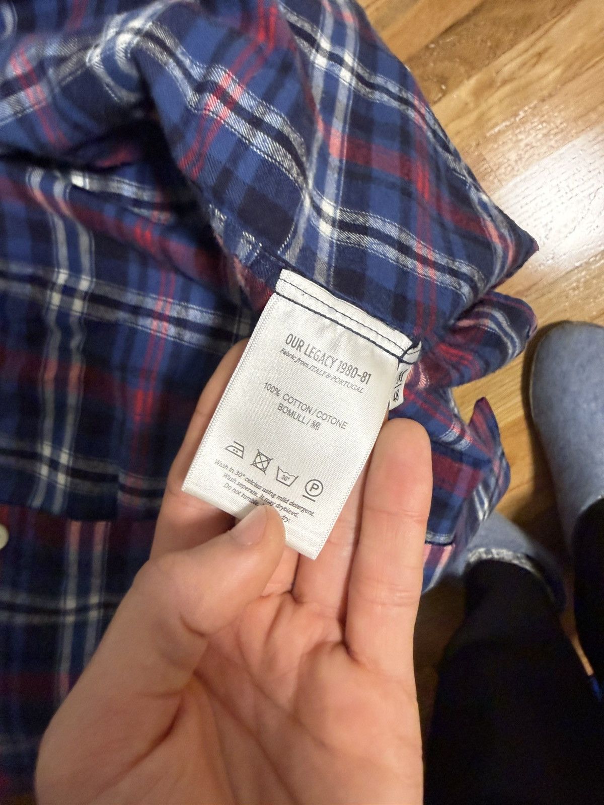 Our Legacy 1980-81 Flannel Shirt Size US M / EU 48-50 / 2 - 5 Thumbnail