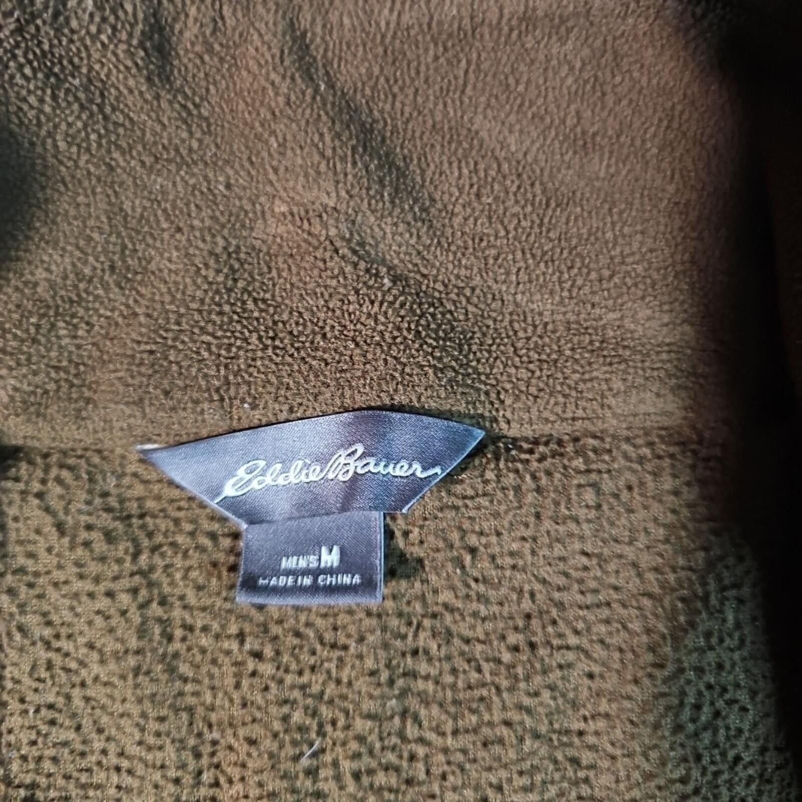 Eddie Bauer Eddie Bauer Mens M Green 1/4 Zip Fleece Sweatshirt Size US M / EU 48-50 / 2 - 3 Thumbnail
