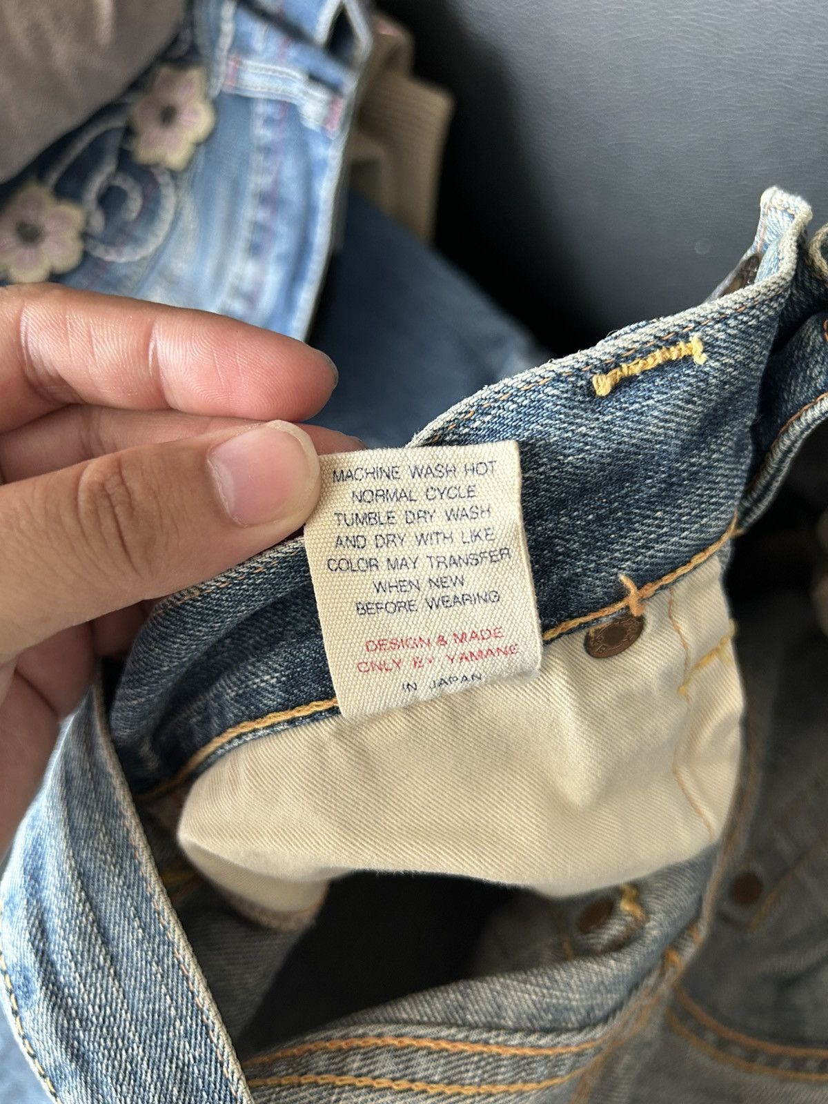 Evisu Evisu Double Iconic Logo Jeans Size US 29 - 17 Thumbnail