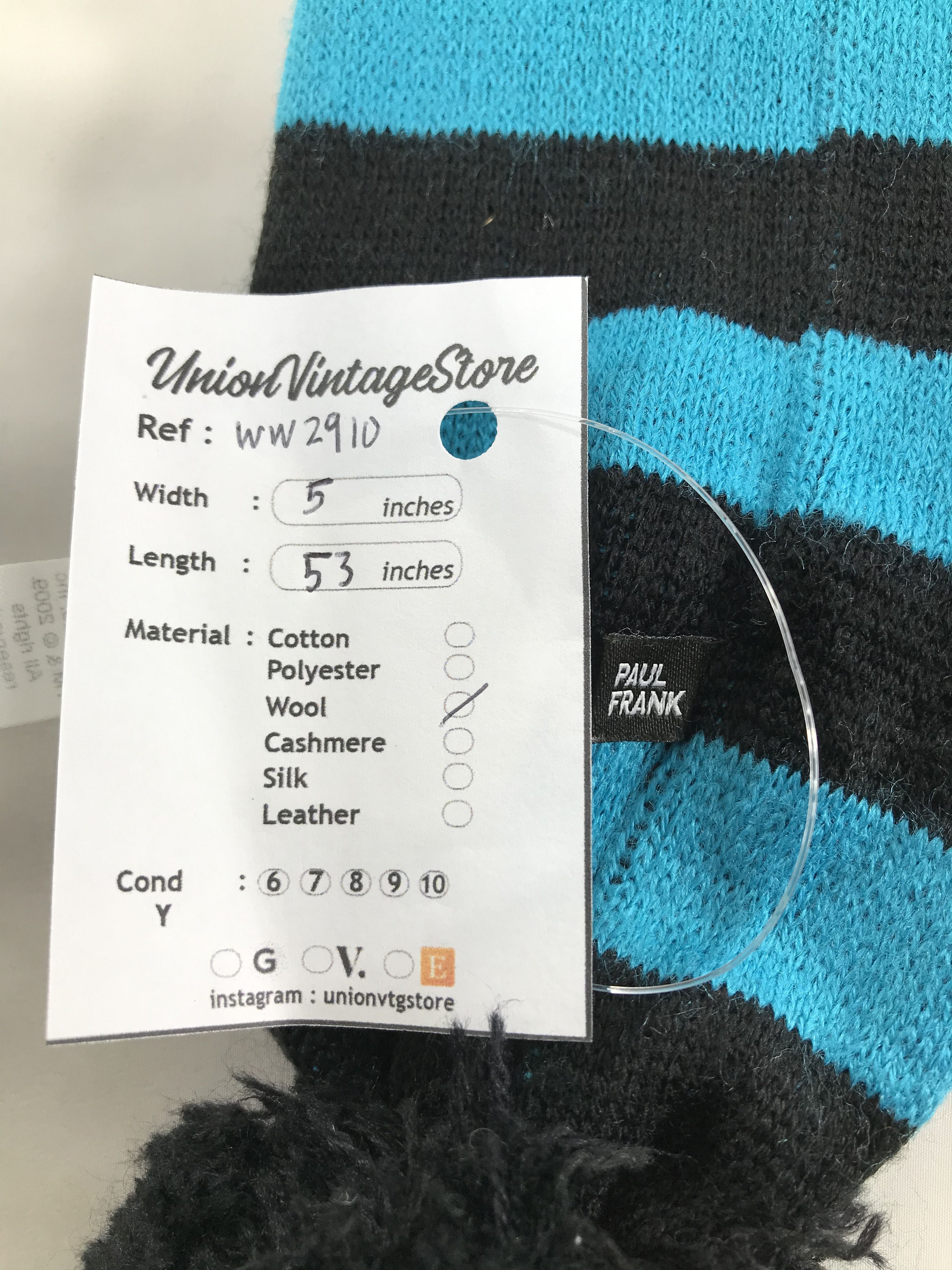 Paul Frank × Vintage Paul Frank Scarf / Muffler / Neckwear Size ONE SIZE - 5 Thumbnail