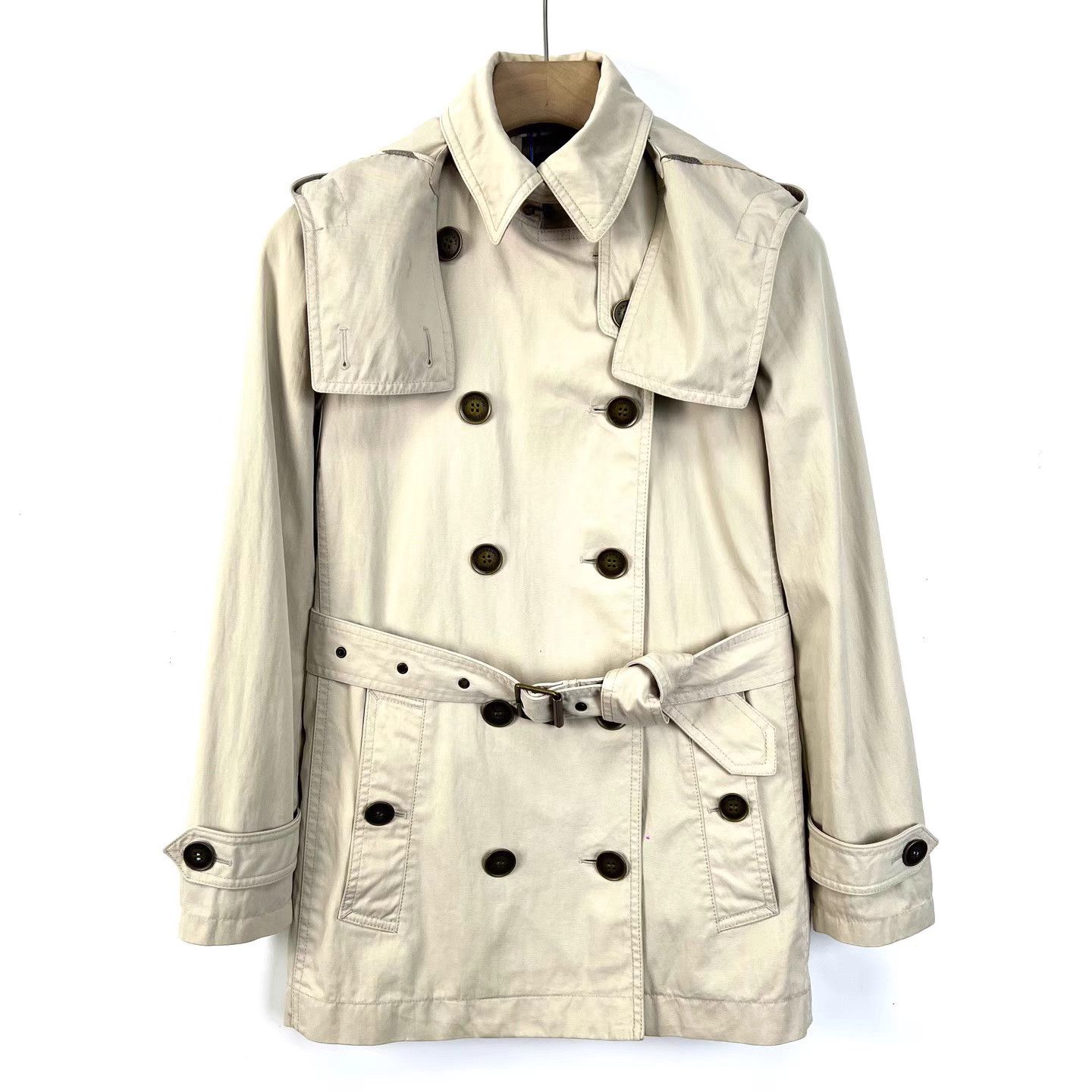 Burberry Burberry Short Trench Coat with Removable Hood K12 Size XS / US 0-2 / IT 36-38 - 1 Thumbnail