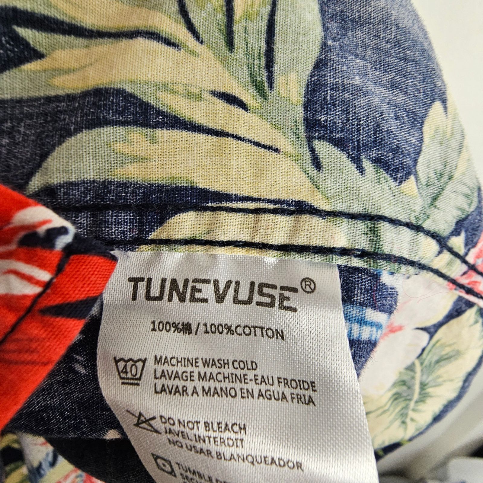 Tundra Tunevuse Mens Floral Button Shirt Size XXL Preppy Tropical Size US XXL / EU 58 / 5 - 8 Thumbnail