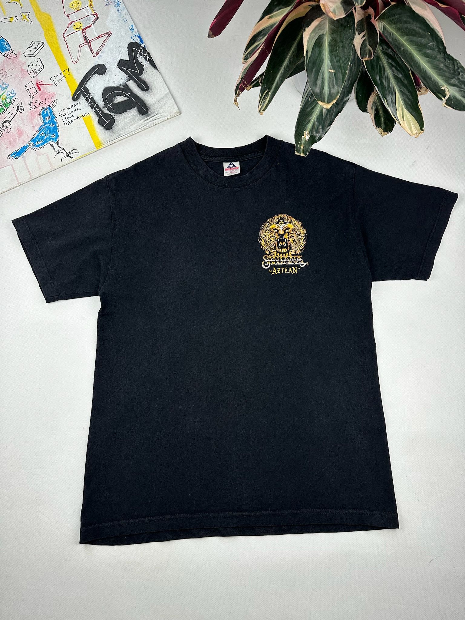 AAA Vintage Santana t-shirt (Jimi Hendrix Bob Marley) Size US L / EU 52-54 / 3 - 2 Thumbnail