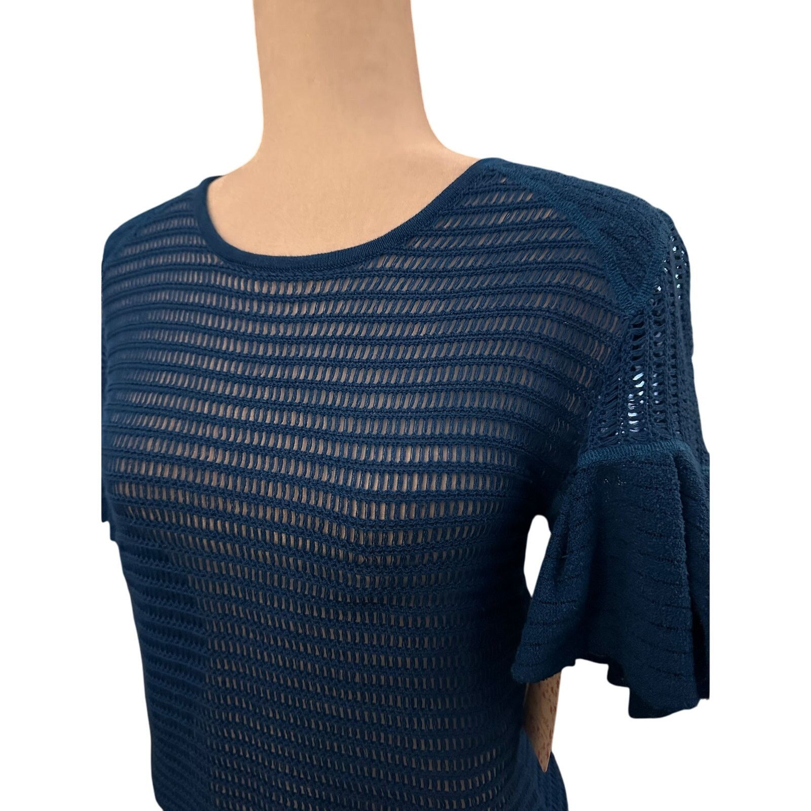Free People Free People Open Knit Blouse, Size Small, NWT Size S / US 4 / IT 40 - 2 Thumbnail