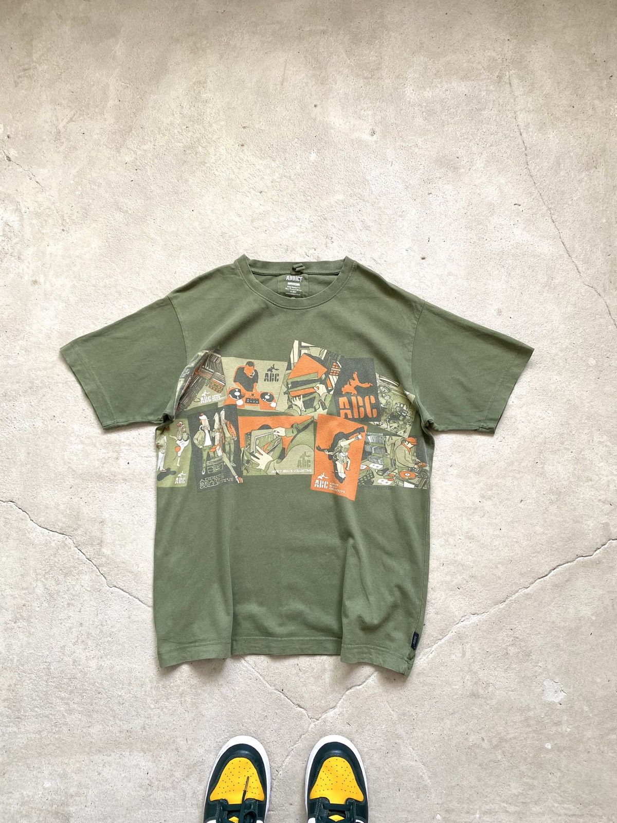 ADDICT Vintage 2007 Addict Beats Rap T Shirt Hip Hop Y2K Size US L / EU 52-54 / 3 - 1 Thumbnail