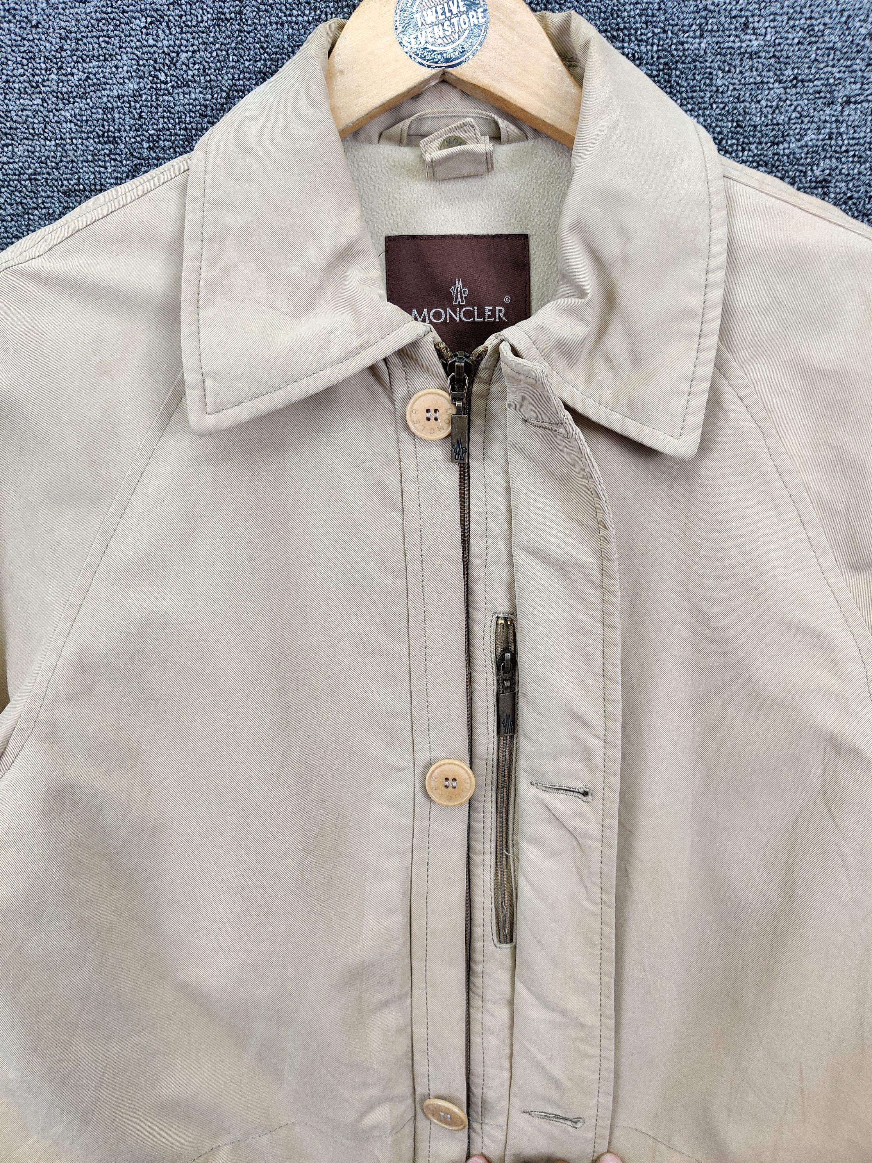 Moncler Vintage Moncler Coat Button Ups Jacket Size US M / EU 48-50 / 2 - 8 Thumbnail