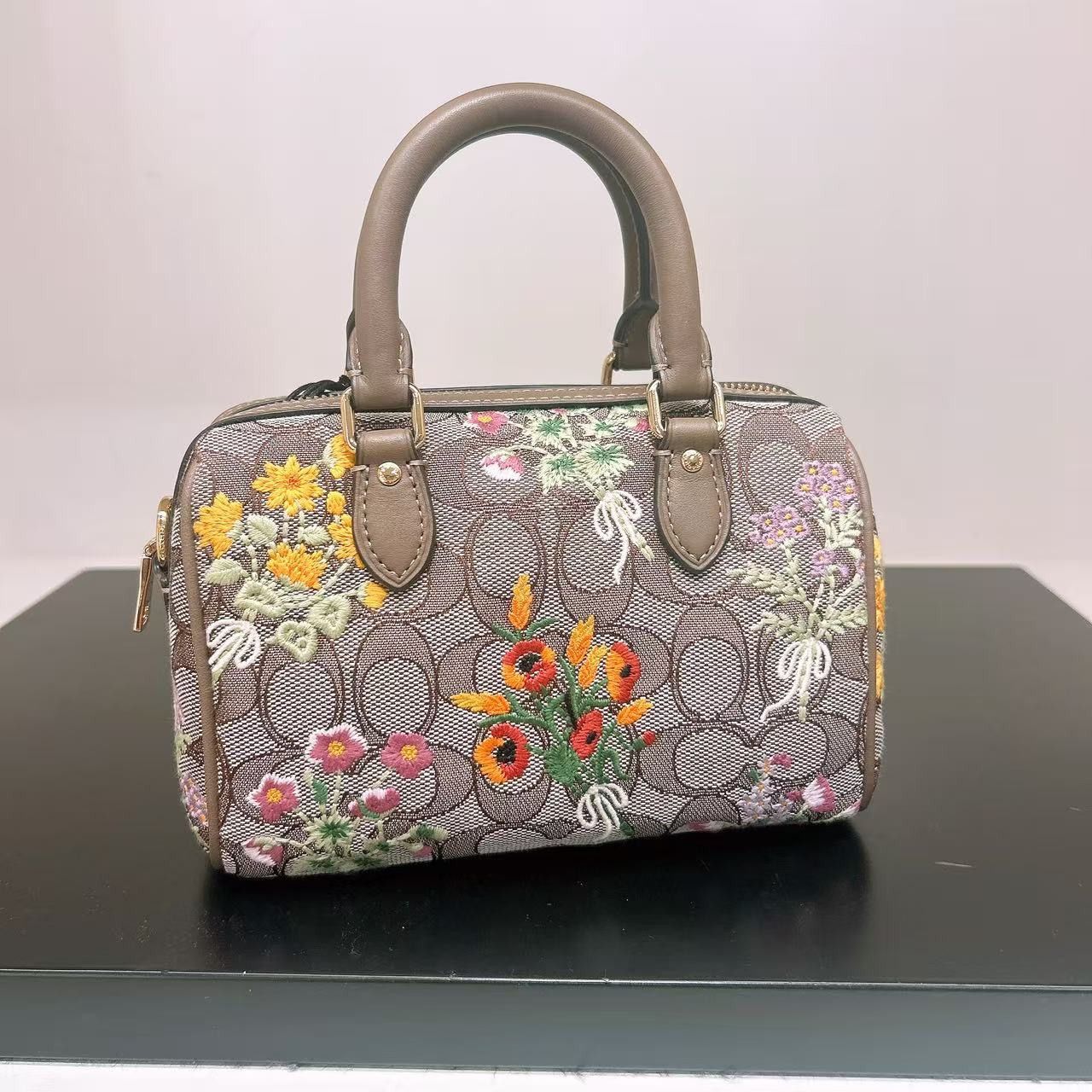 Coach Mini Rowan Crossbody Bag with Floral Embroidery CDY31 Size ONE SIZE - 4 Thumbnail