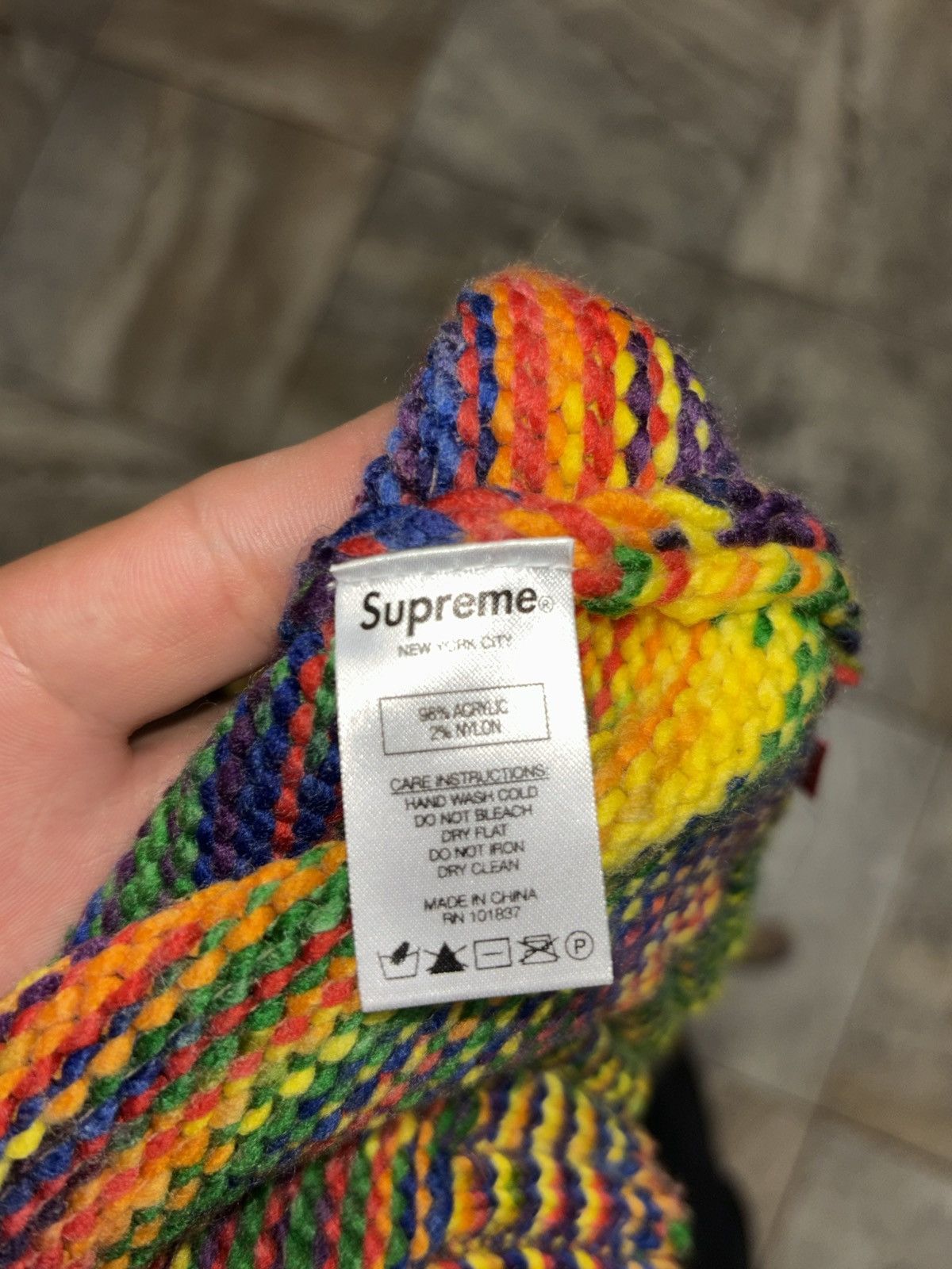 Supreme Supreme Static Knit Sweater Size US XL / EU 56 / 4 - 3 Thumbnail