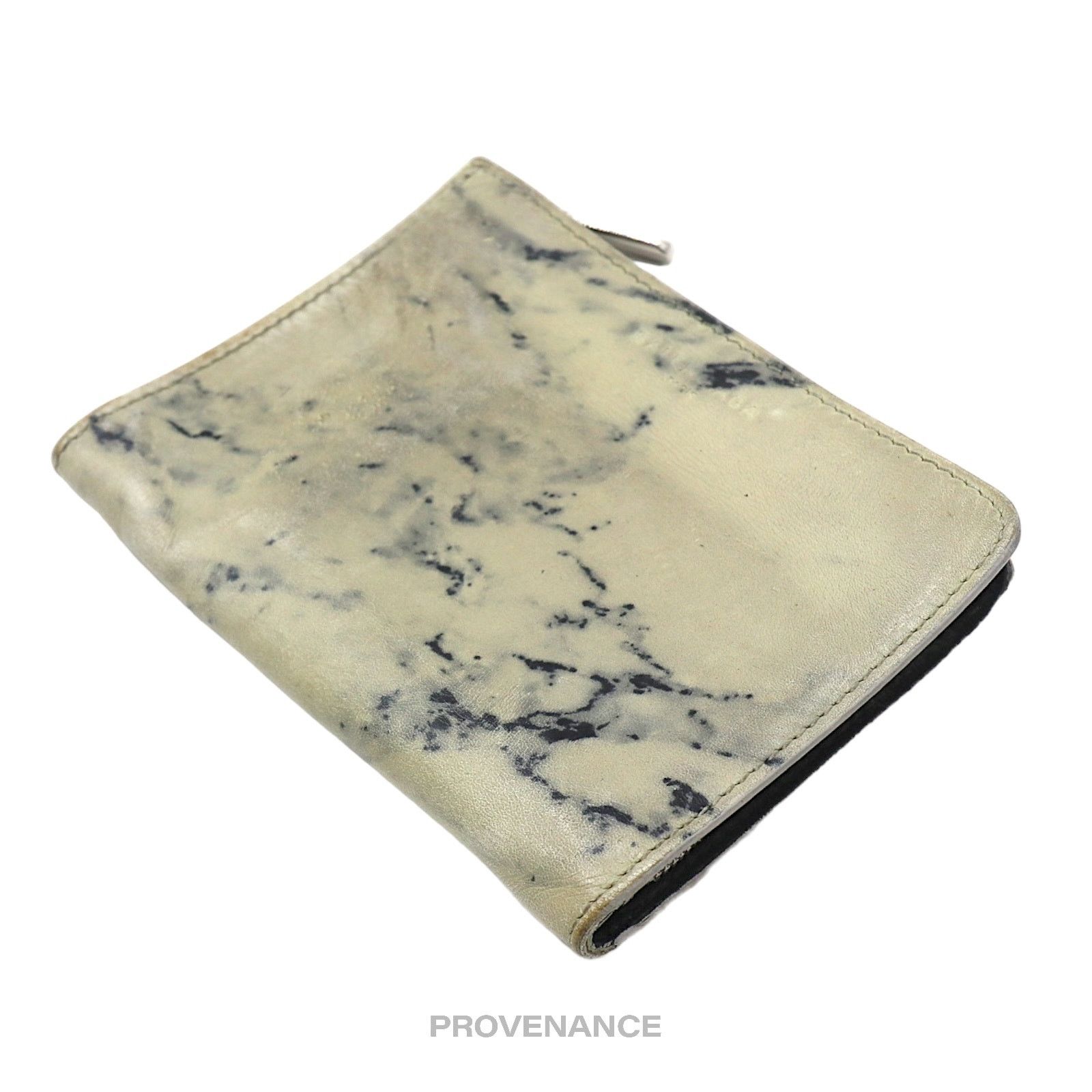 Balenciaga 🔴 Balenciaga Marble Zip Wallet - Black/Off-White Size ONE SIZE - 4 Thumbnail