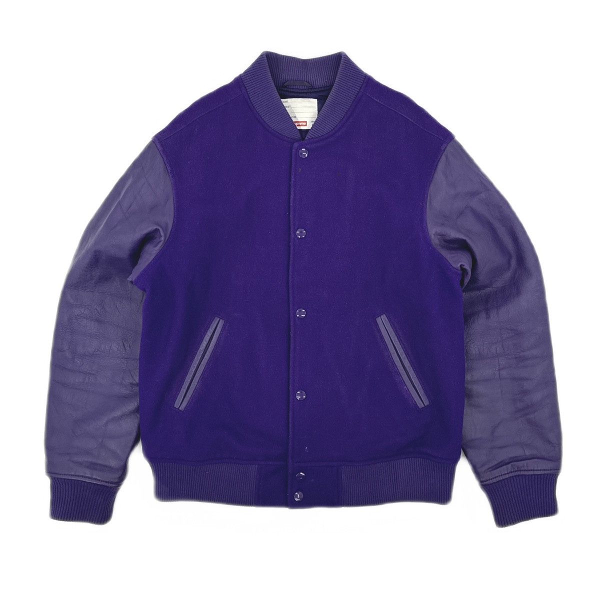 Supreme Supreme Motion Logo Varsity Jacket Size US M / EU 48-50 / 2 - 2 Thumbnail