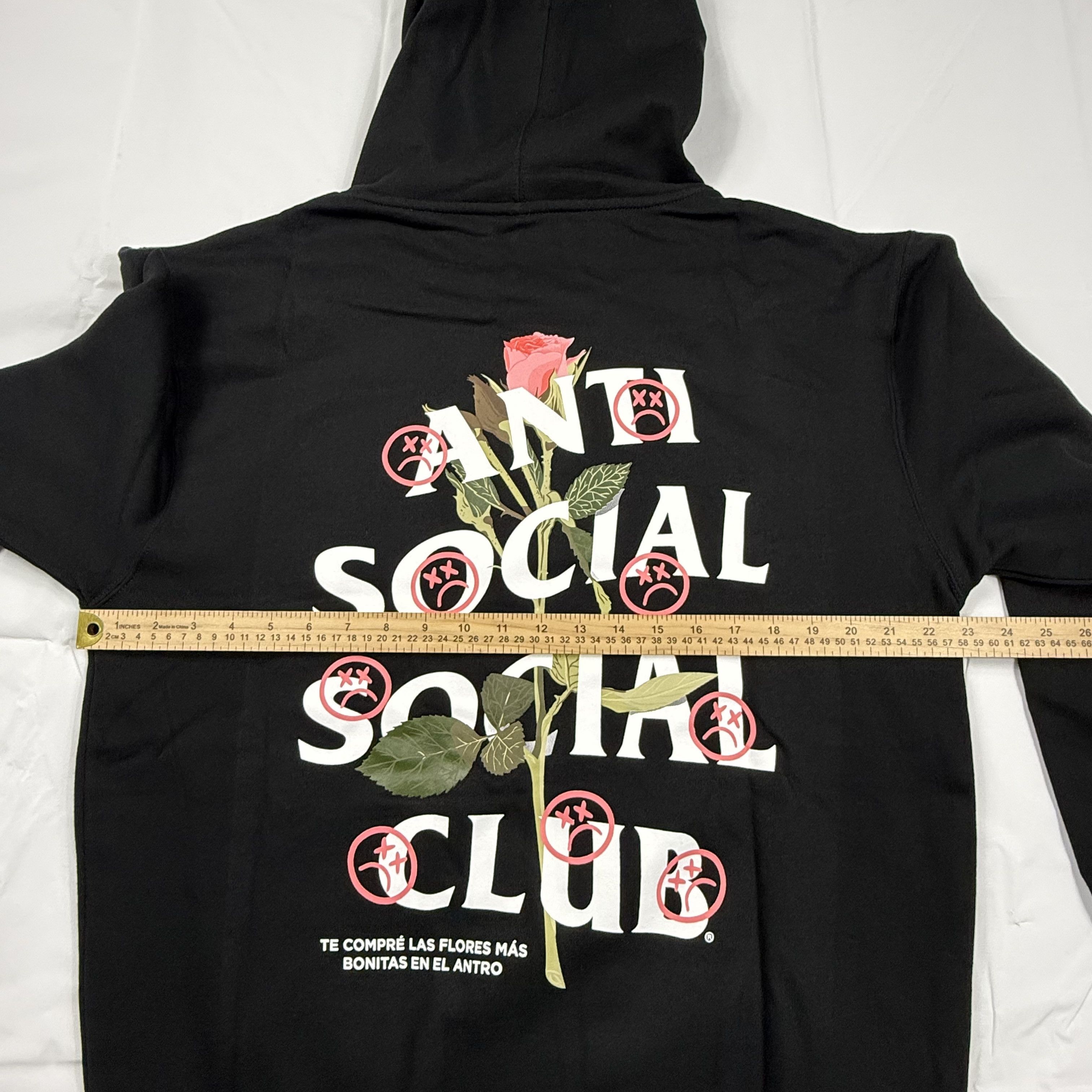 Anti Social Social Club Anti Social Social Club Te Compre Las Flores Rose Hoodie Size US L / EU 52-54 / 3 - 8 Thumbnail