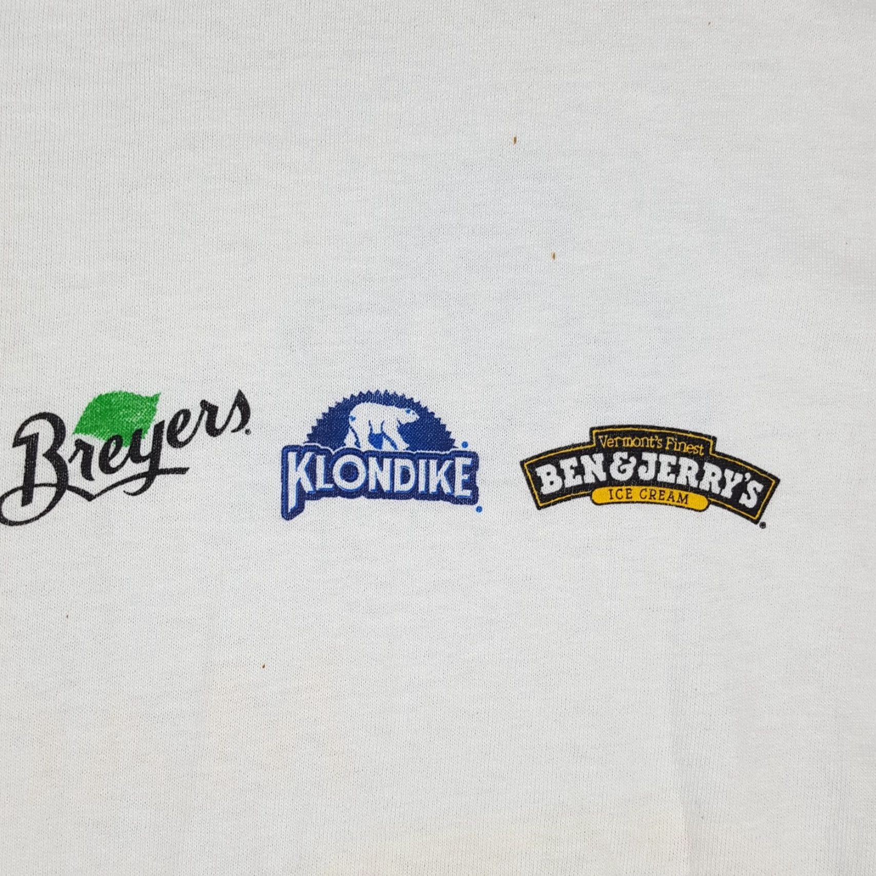 Gildan VINTAGE Gildan Ice Cream Popsicle Retro Logo T-Shirt Men's Large White 90s Food & Drink Size US L / EU 52-54 / 3 - 6 Thumbnail