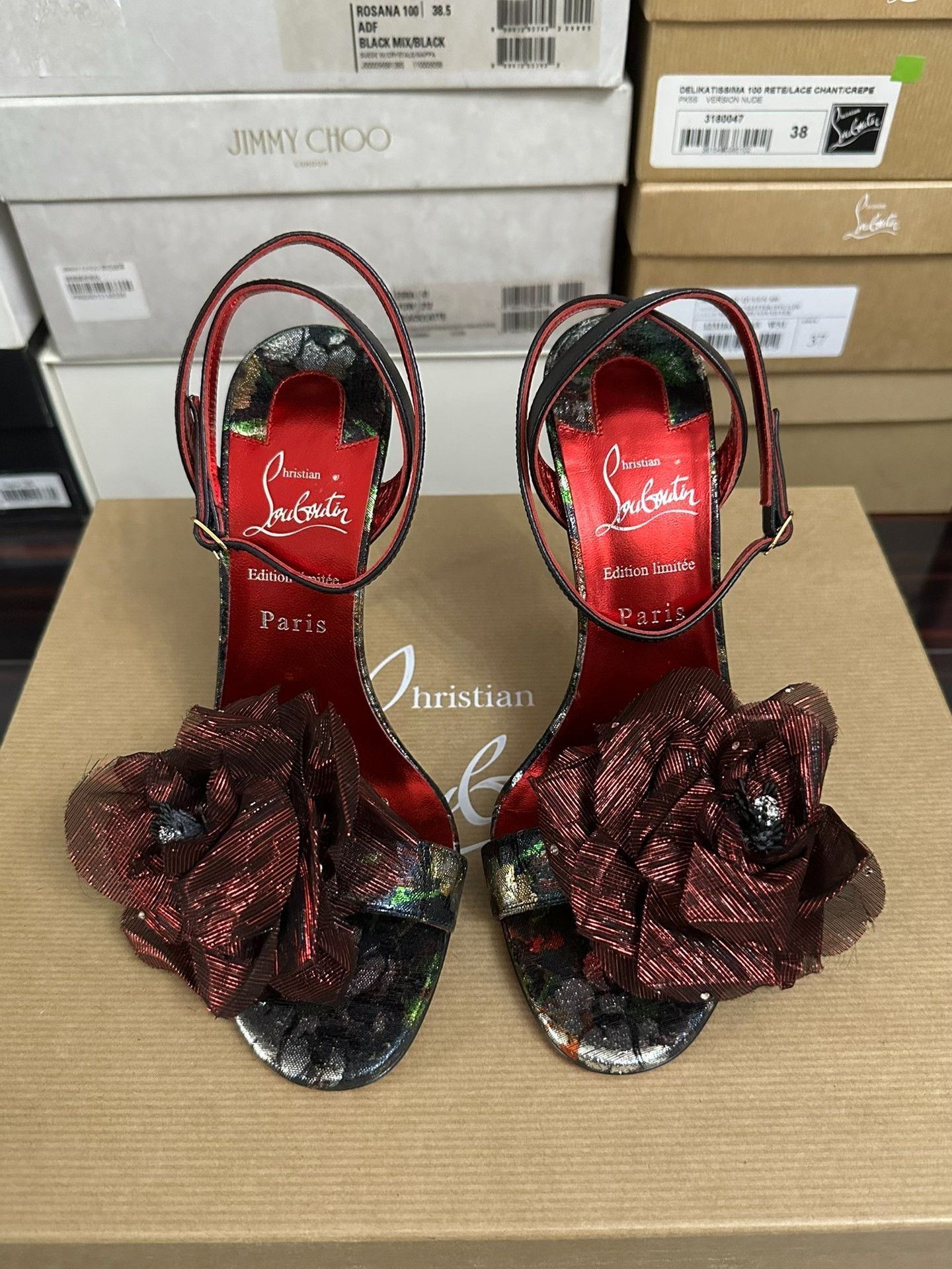 Christian Louboutin Christian Louboutin Rose Red Sole Heels Size US 6.5 / IT 36.5 - 1 Thumbnail