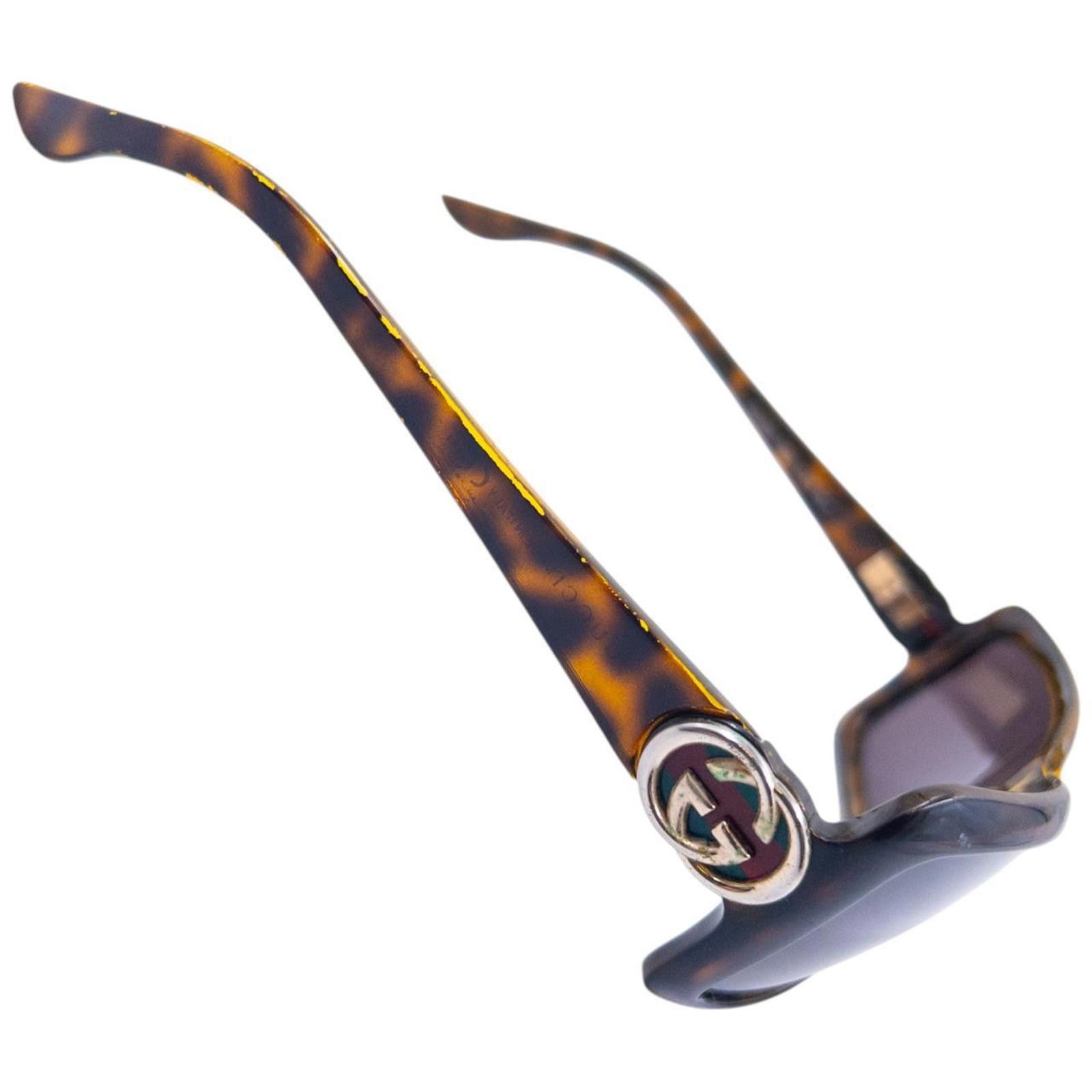 Gucci Vintage Gucci Tortoise Shell Sunglasses Size ONE SIZE - 3 Thumbnail