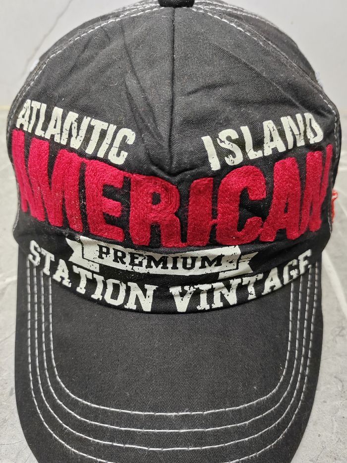 Vintage Vintage American Premium Distressed Style Hat Cap Size ONE SIZE - 3 Thumbnail