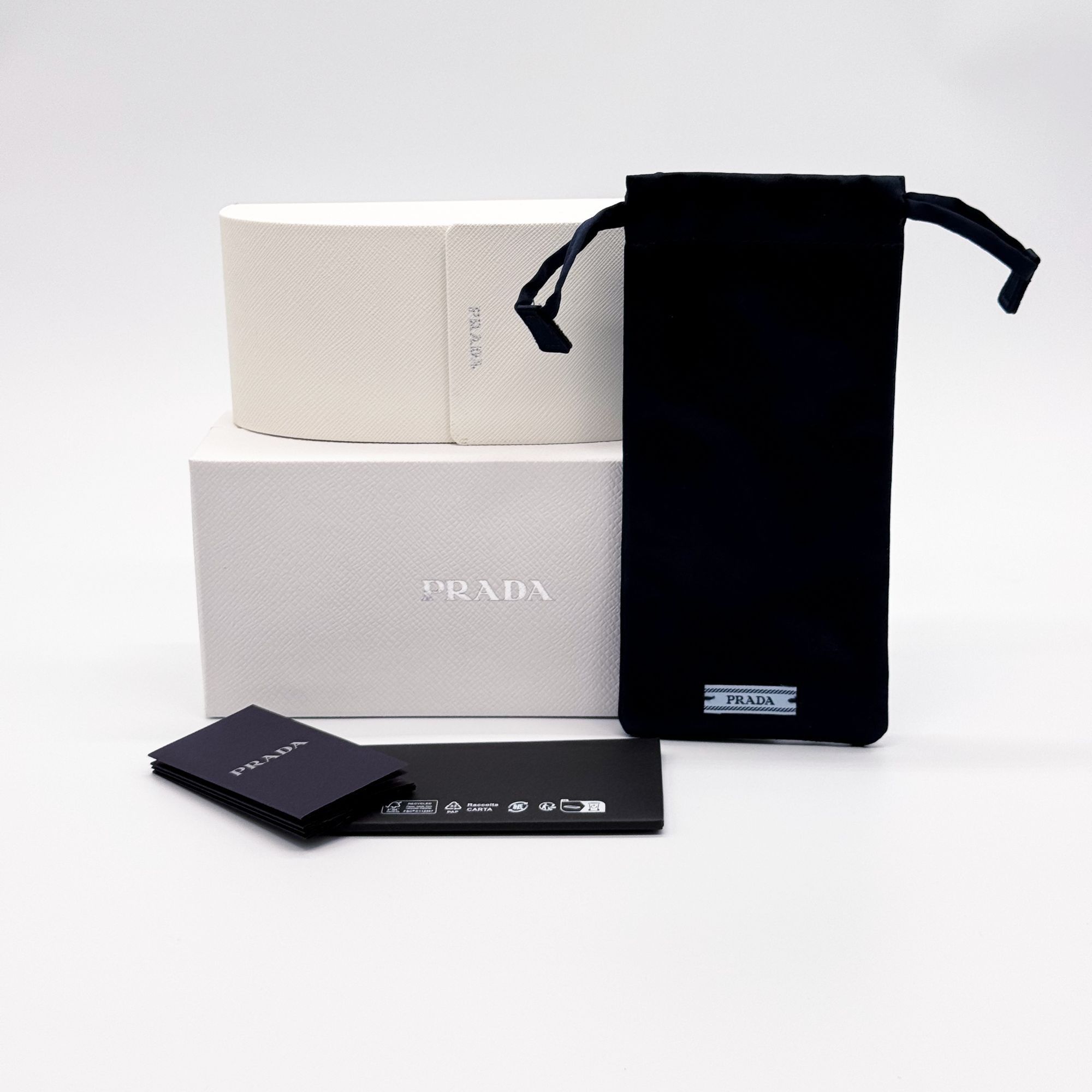 Prada NEW PRADA SUNGLASSES PRA19S 1BO40G BLACK PR A19S, SPR A19S Size ONE SIZE - 9 Thumbnail