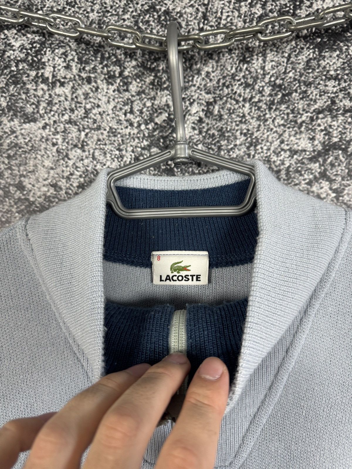 Lacoste Men’s Lacoste 1/4 Zip Wool Sweater Pullover Vintage Size 8 Size US XXL / EU 58 / 5 - 8 Thumbnail