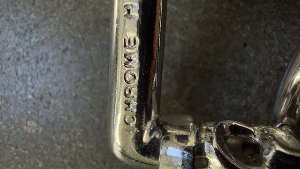 Chrome Hearts RARE! Chrome Hearts White Leather Roller Belt Size 36 - 8 Thumbnail