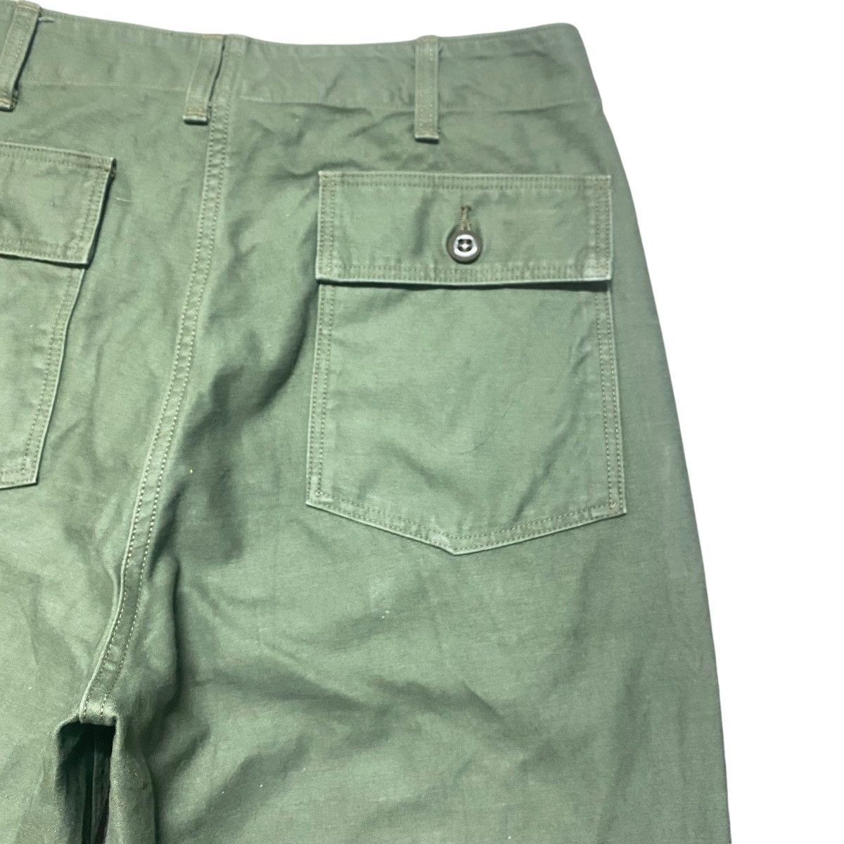 Japanese Brand D.M.G Domingo OG107 Us Army Fatigue Pants Sateen Size US 28 / EU 44 - 11 Thumbnail