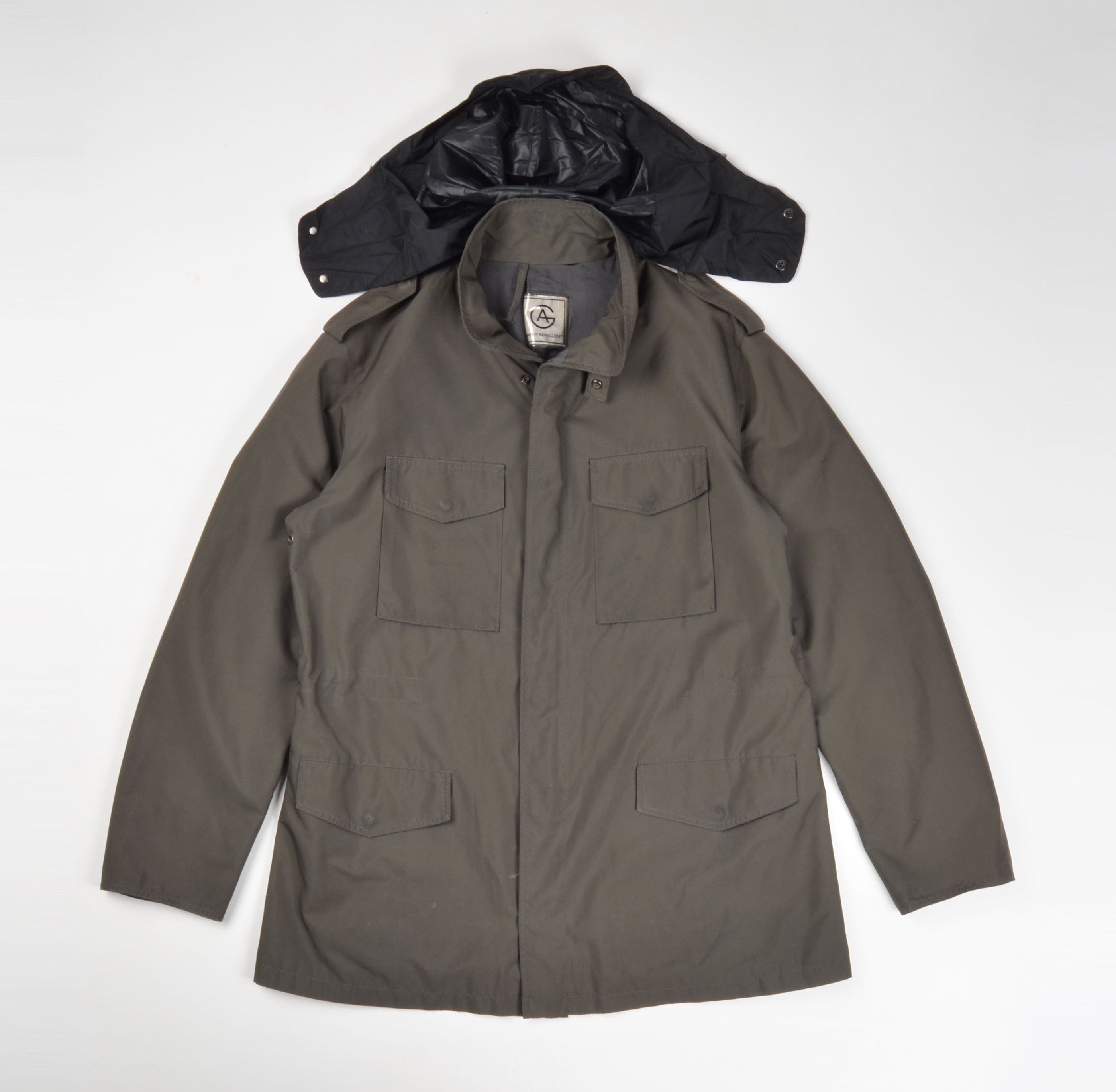 Armani Collezioni Vintage Armani Collezioni Water Repellent Rain Jacket Coat Size US L / EU 52-54 / 3 - 1 Thumbnail