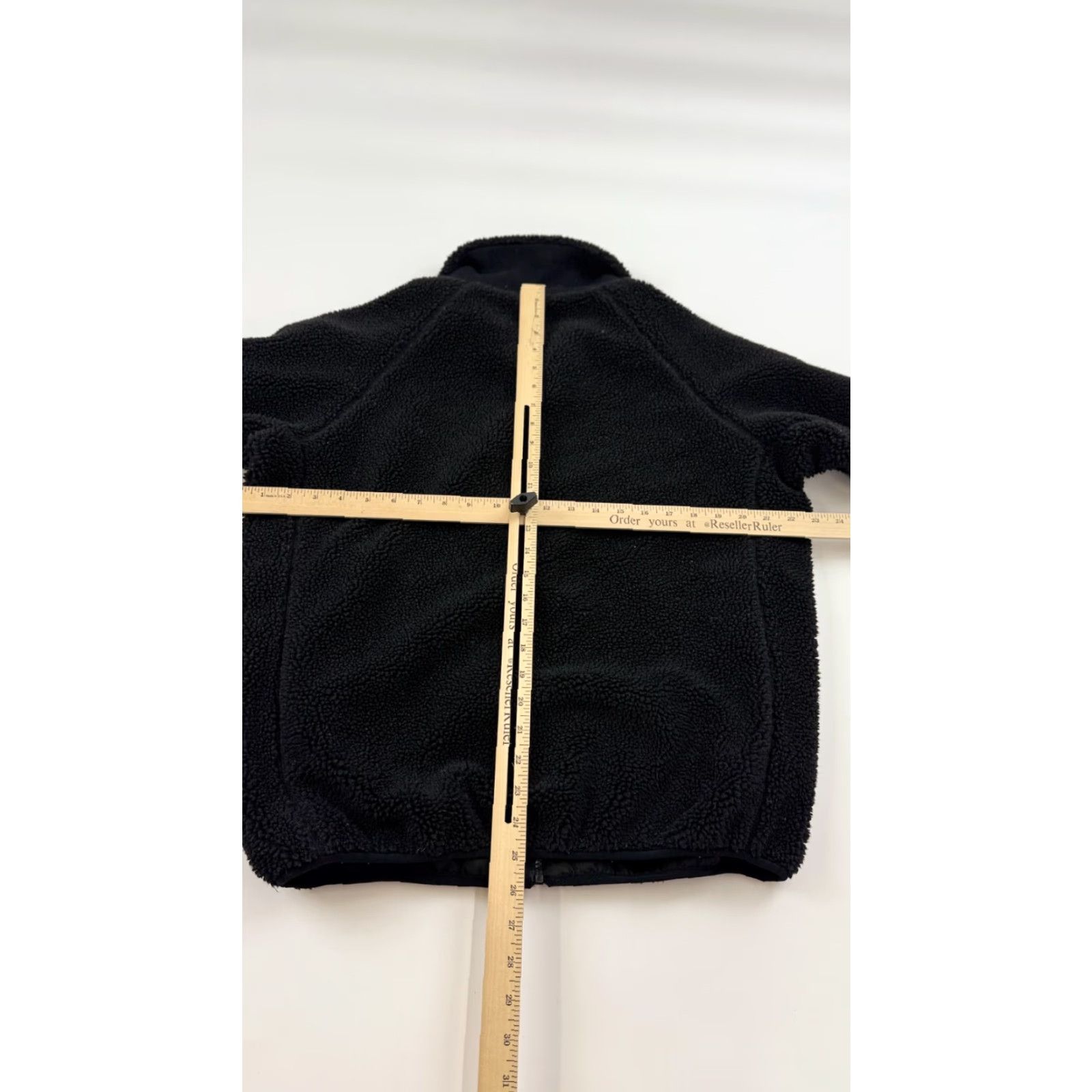 Vintage John Galt Jacket Womens OS Black Sherpa Fleece Full Zip Zipped Pockets Casual Basic Jacket Size ONE SIZE - 6 Thumbnail