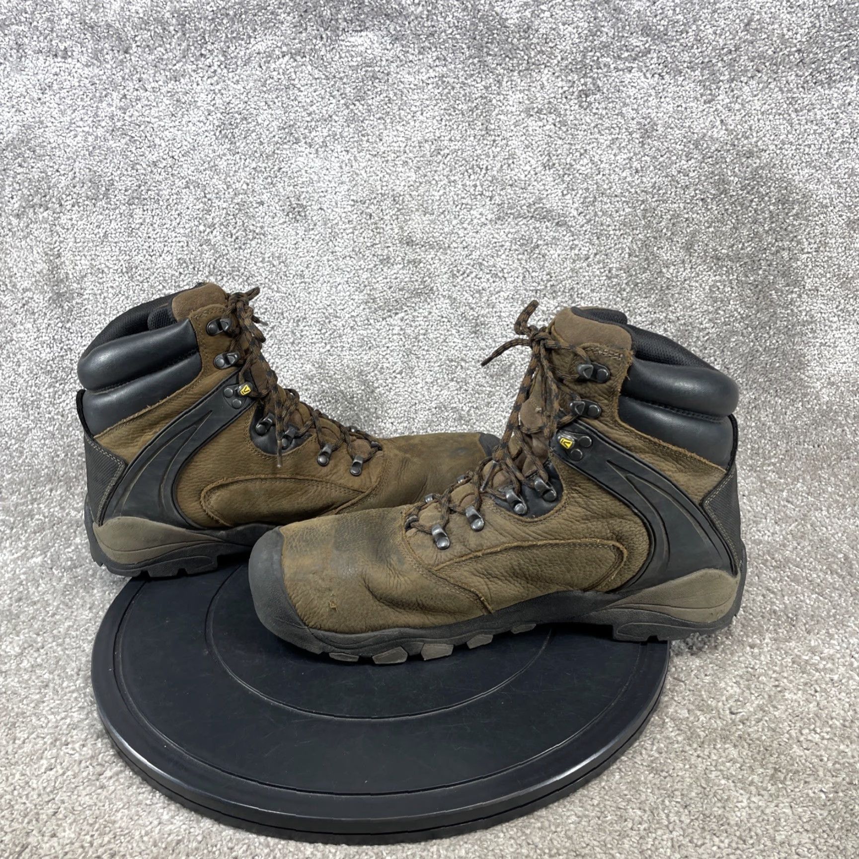 KEEN Keen Boots Mens Size 14 D Louisville Steel Toe Work Cascade Brown Leather Size US 14 / EU 47 - 7 Thumbnail