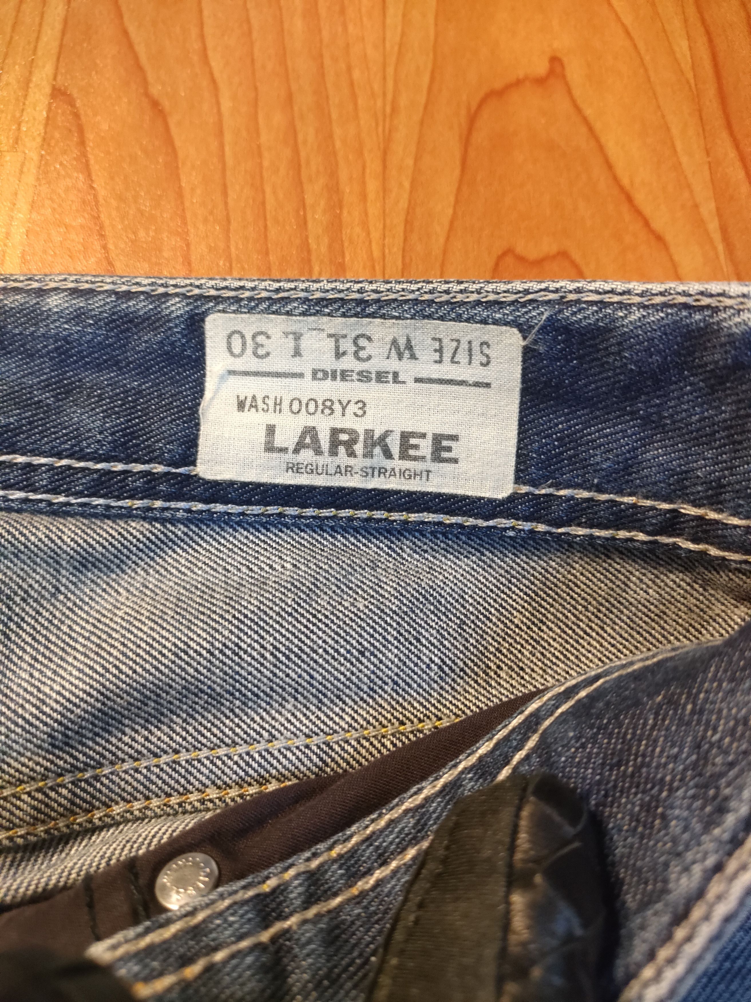 Diesel Distressed Diesel Larkee Jeans Size US 32 / EU 48 - 8 Thumbnail
