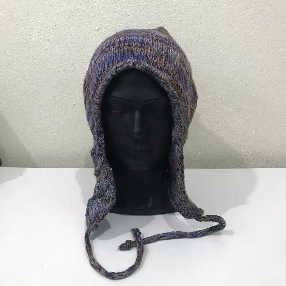 Japanese Brand × Kapital × Vintage Japanese Brand Knit Earflap Beanie Hat Size ONE SIZE - 2 Thumbnail
