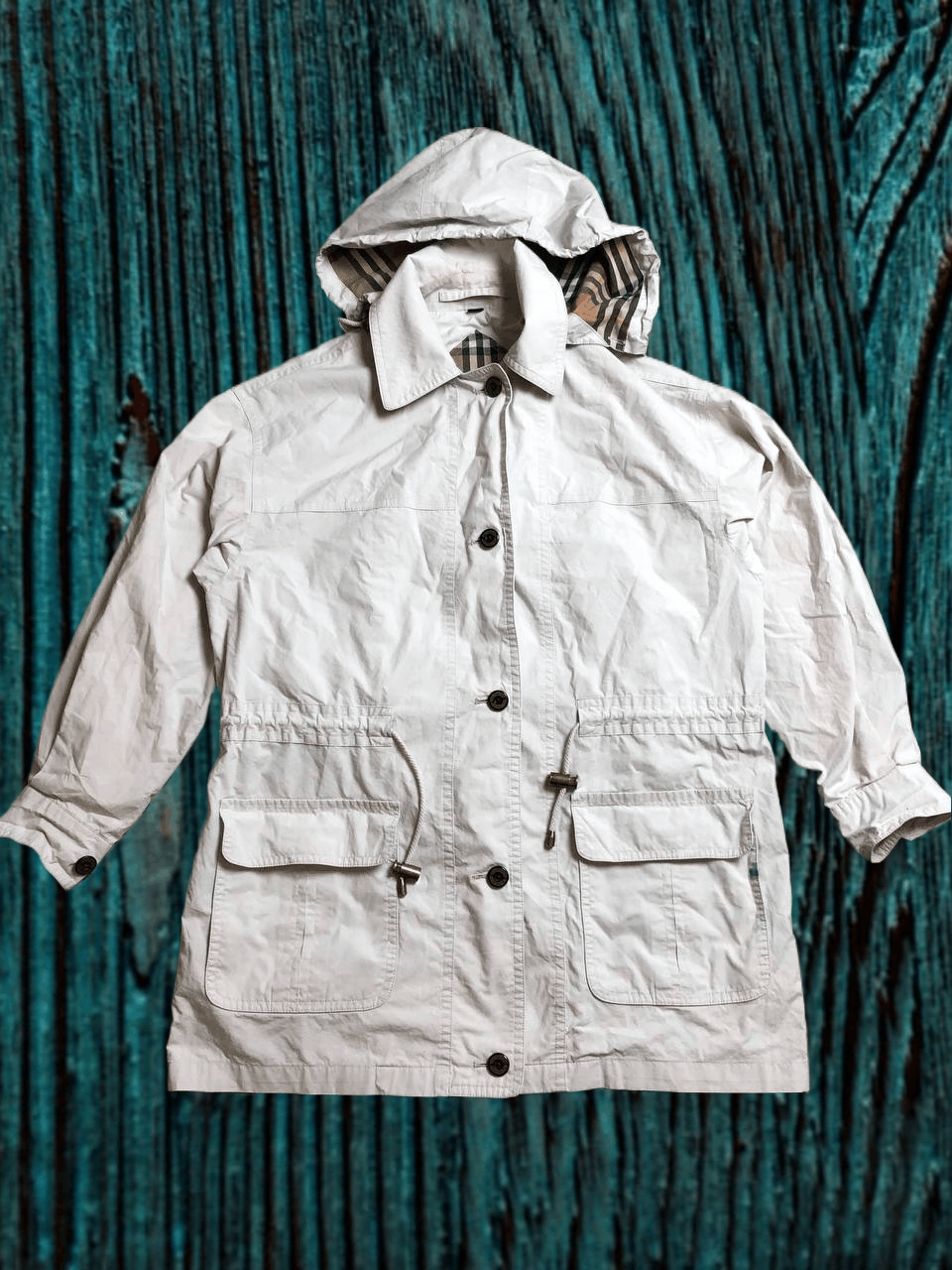 Burberry Vintage Burberrys tan jacket with signature nova check Size US S / EU 44-46 / 1 - 1 Thumbnail