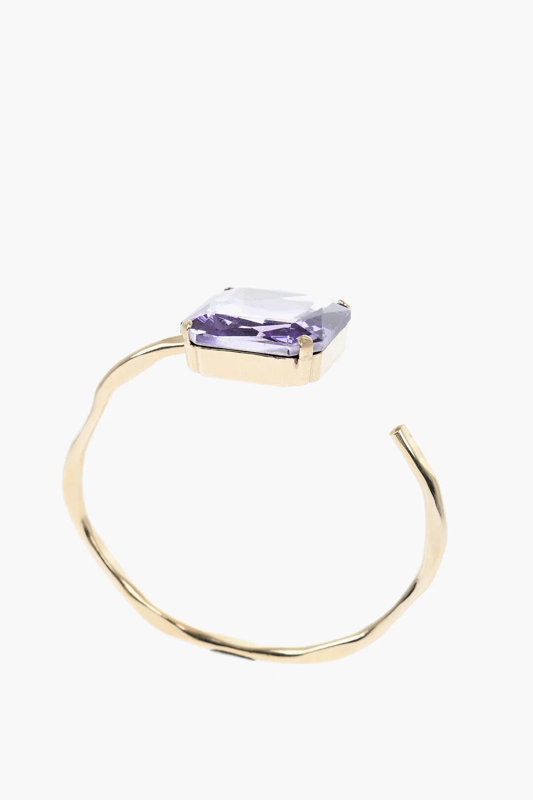 Dries Van Noten og1mm0426 Size: OS / Gold-Tone Metal Bracelet Gold & Purple Size ONE SIZE - 1 Thumbnail