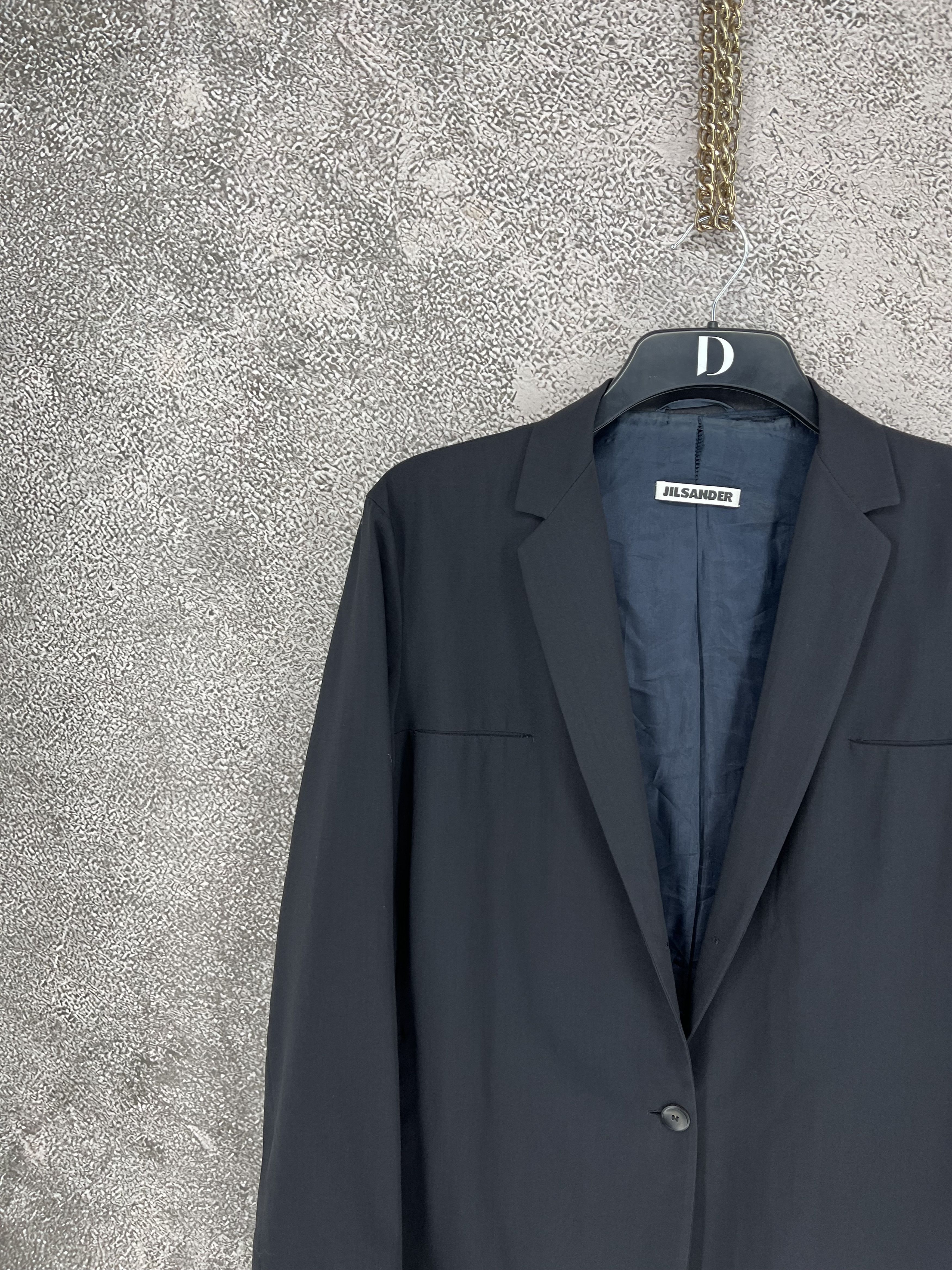 Jil Sander Jil Sander Wool Blazer Jacket Size 44 Minimalist Black Size S / US 4 / IT 40 - 4 Thumbnail