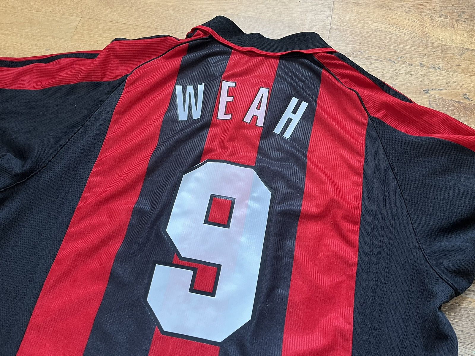 Adidas Adidas AC Milan Shirt Jersey Weah XL baggio Size US XL / EU 56 / 4 - 2 Thumbnail