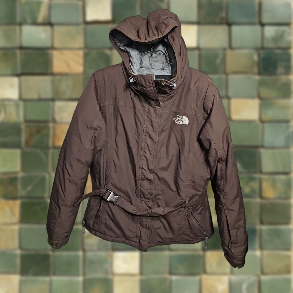 The North Face The North Face Parka Jacket Belted 550 Goose Down Hooded Women L Brown Size L Size L / US 10 / IT 46 - 1 Thumbnail