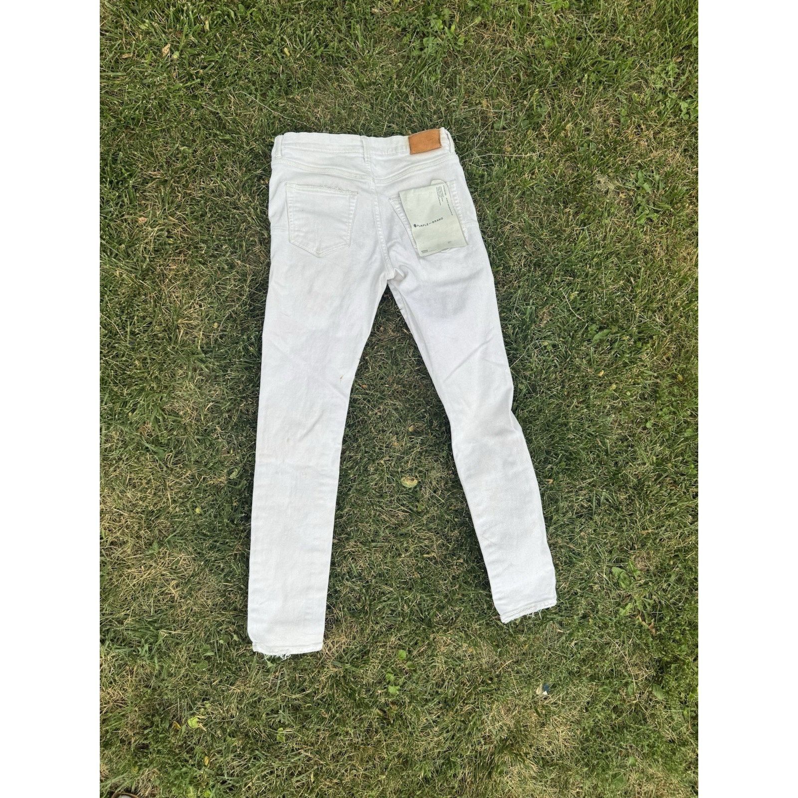 Purple Purple Brand Jeans White Size 31 Slim Fit LowRiseWithSlimLeg Size US 31 - 2 Thumbnail