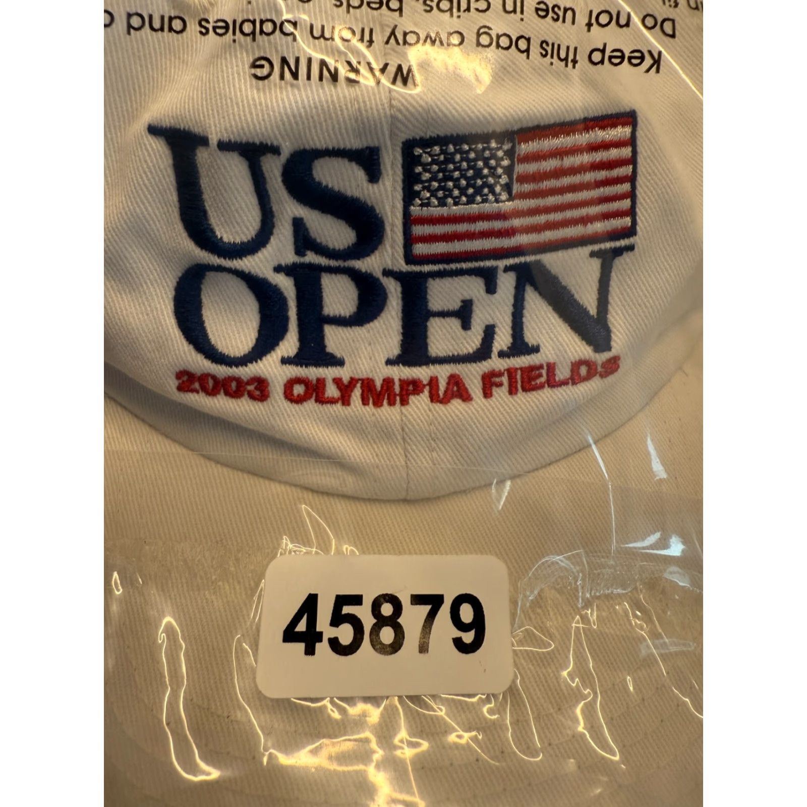 Vintage VINTAGE US OPEN Hat Cap Mens One Size White 2003 Olympia Fields Strapback Golf USGA Embroidered Logo - Cotton Twill, Adjustable, Unbranded Mens Size ONE SIZE - 7 Thumbnail