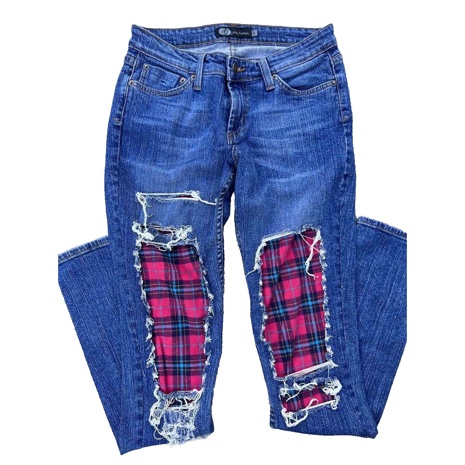 Jet Lag JET John Eshaya USA made Classic Blue Denim Size 6 A000319 Size 28" / US 6 / IT 42 - 2 Thumbnail