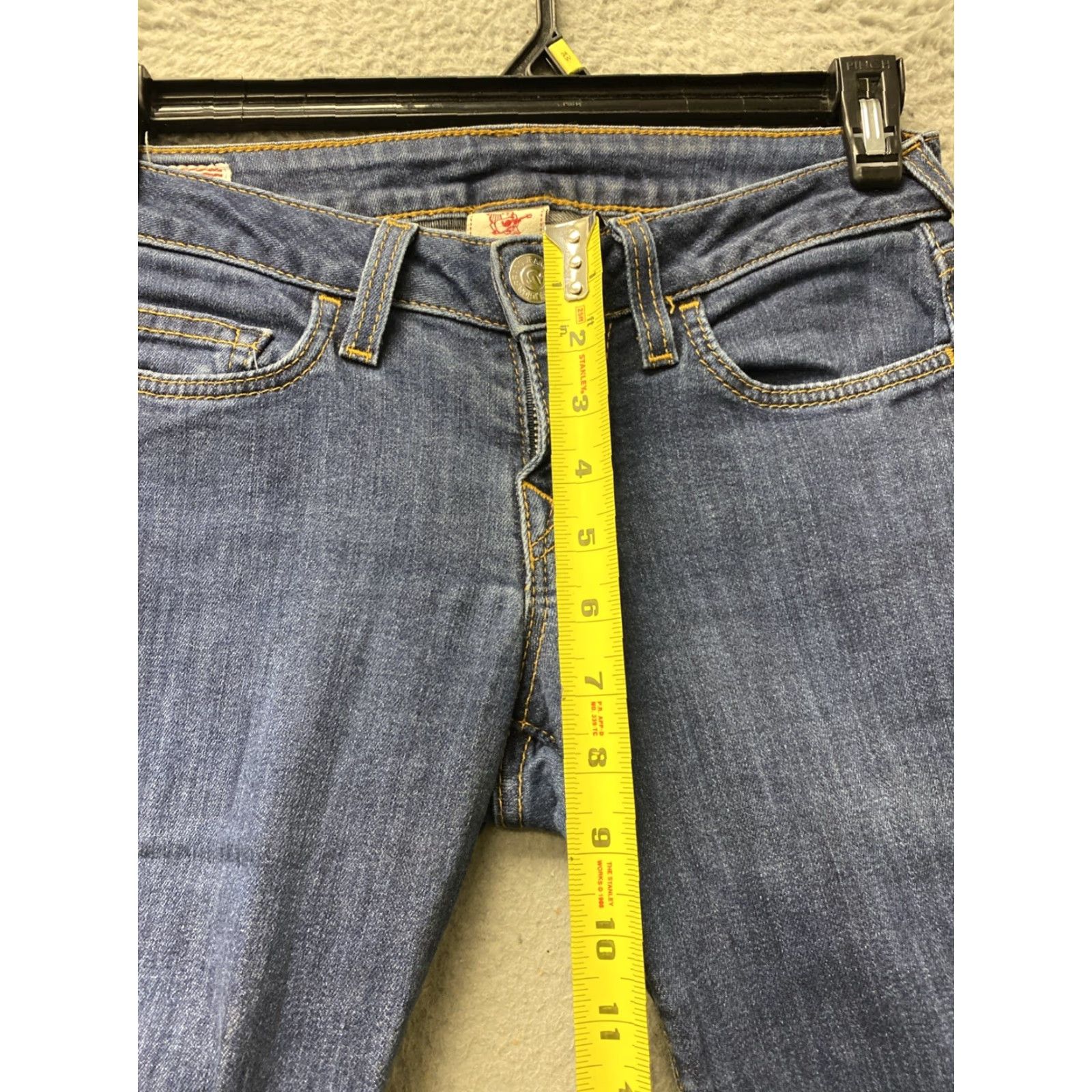 True Religion True Religion Women's Jeans Size 27x34 Blue Slim Size 27" / US 4 / IT 40 - 7 Thumbnail