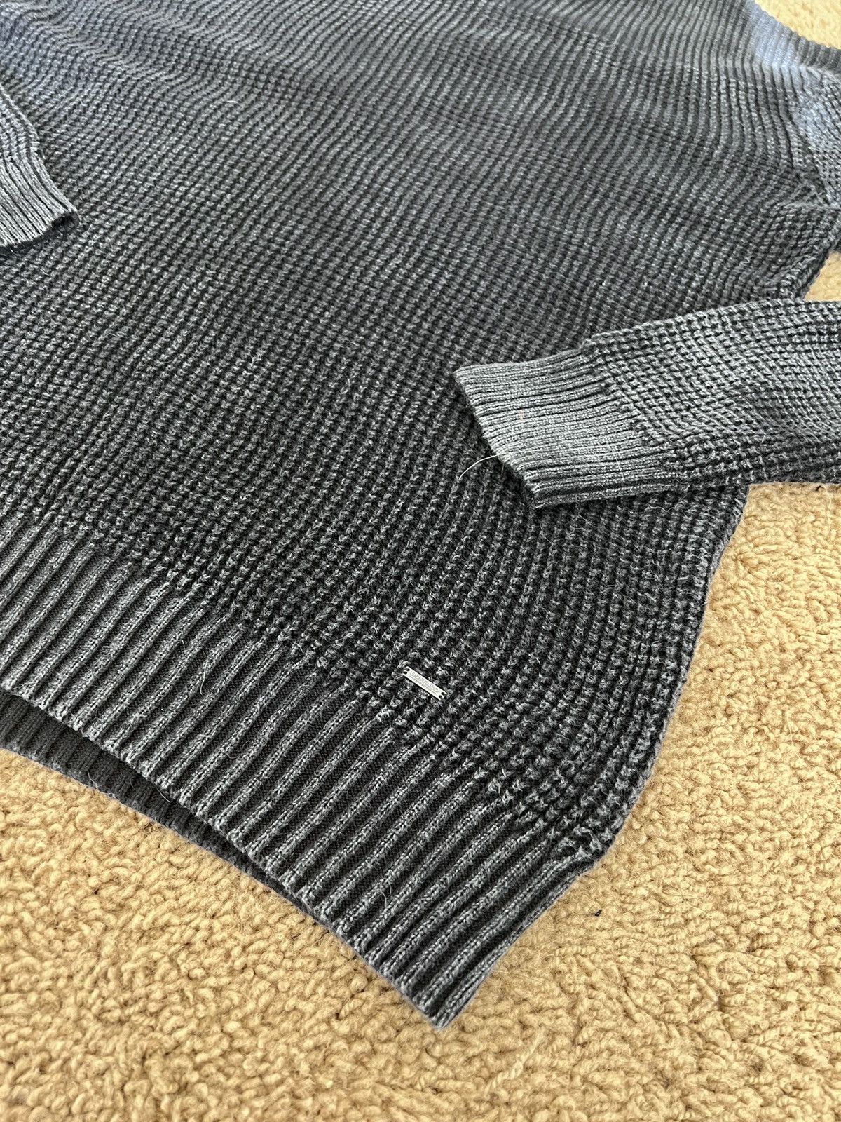 Buffalo David Bitton Overdyed Fisherman Knit sweater Size US L / EU 52-54 / 3 - 3 Thumbnail
