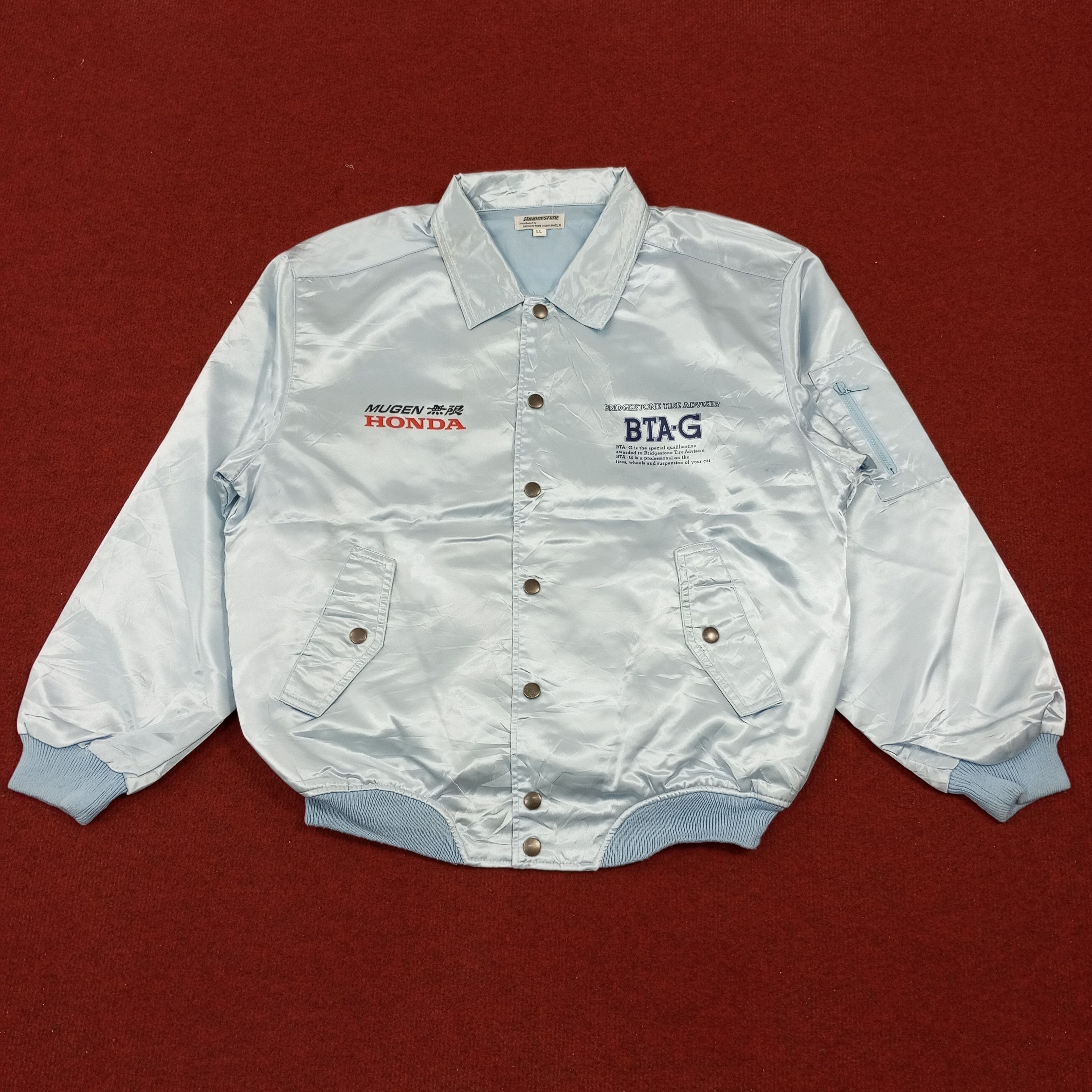Vintage Bridgestone X Mugen Honda Custom Art Motorsports Jacket Size US L / EU 52-54 / 3 - 3 Thumbnail