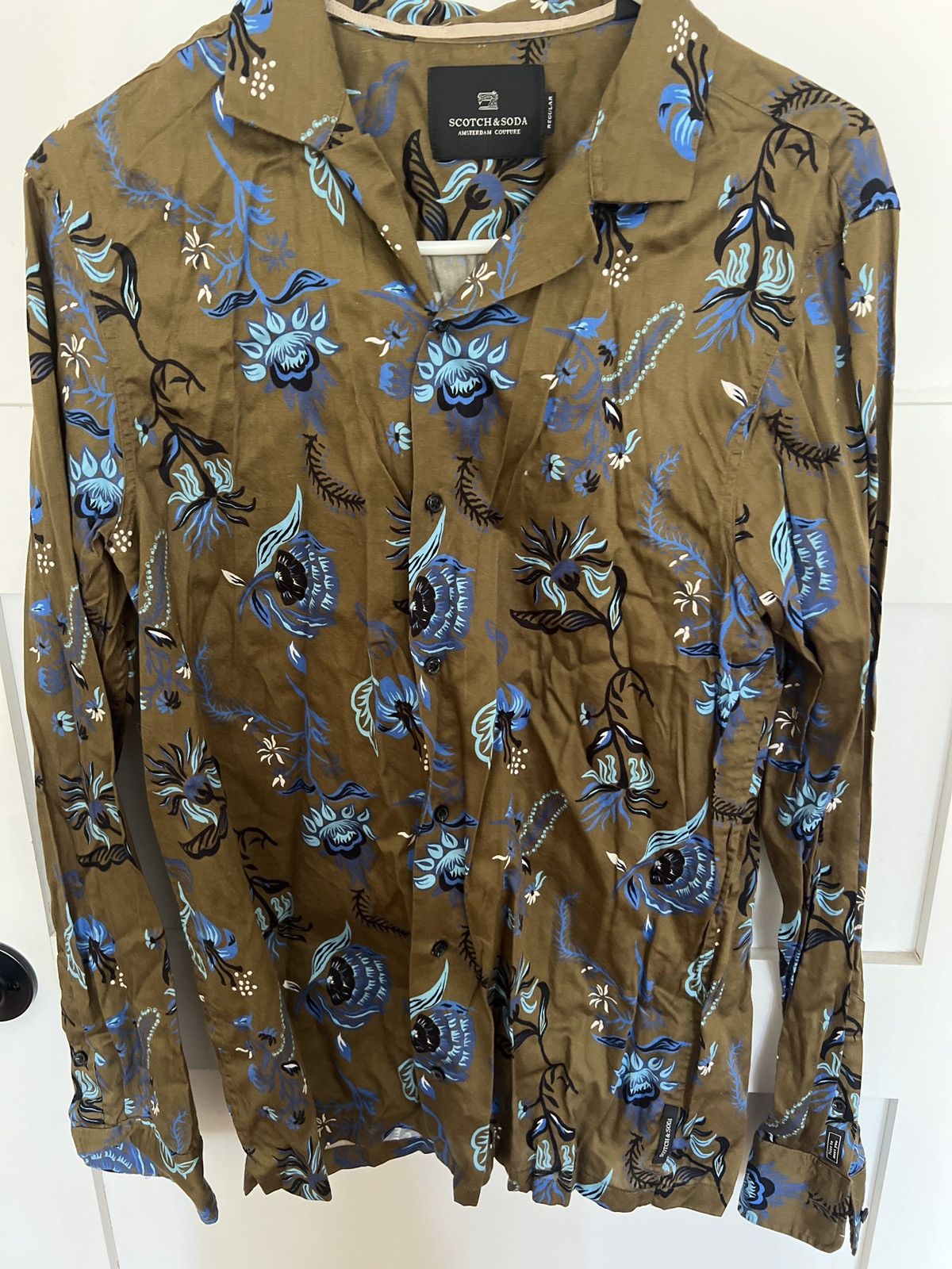 Scotch & Soda Small Floral Scotch & Soda Long sleeve button down Size US S / EU 44-46 / 1 - 1 Thumbnail