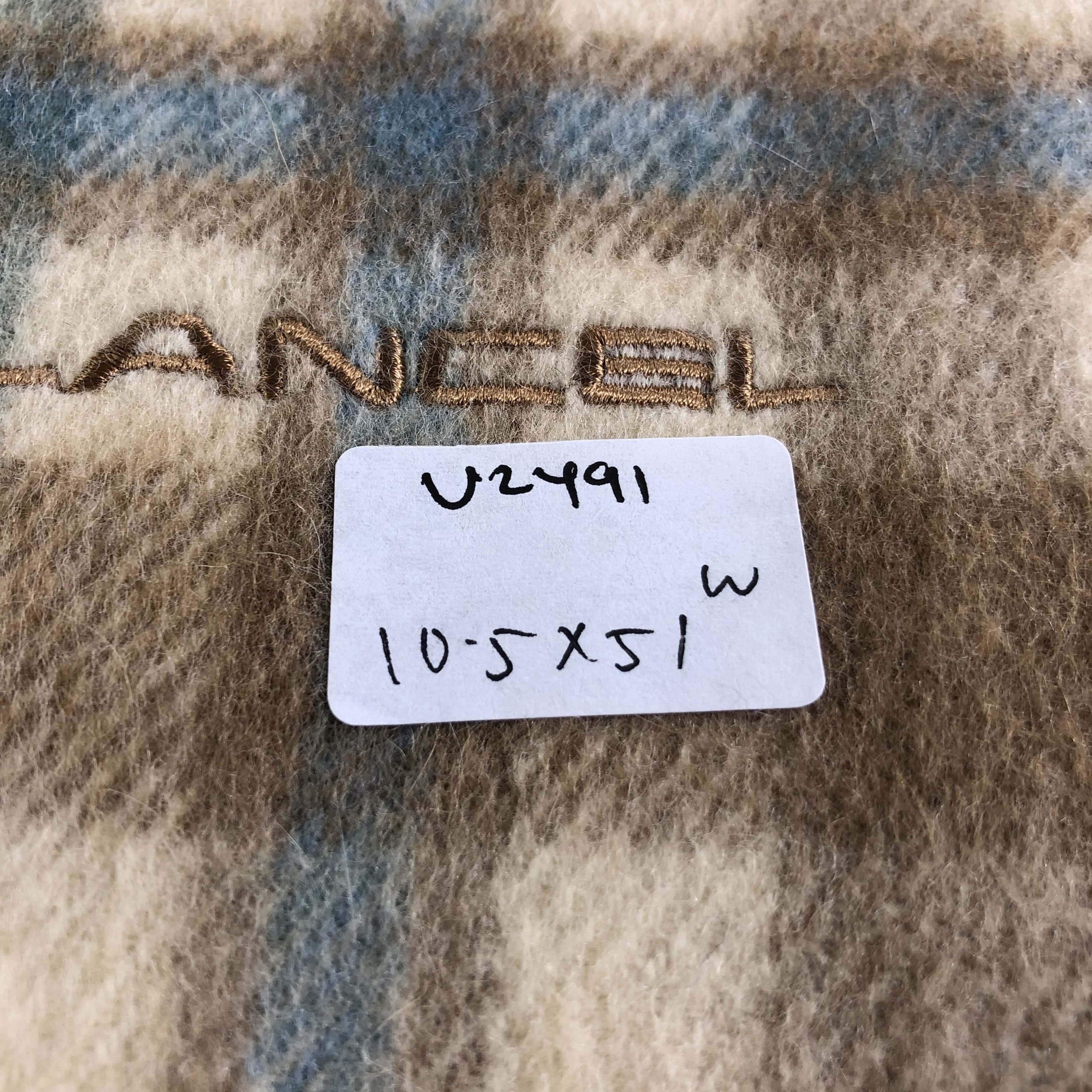 Lancel Lancel Tartan Wool Scarf Muffler Neckwear V2491 Size ONE SIZE - 5 Thumbnail