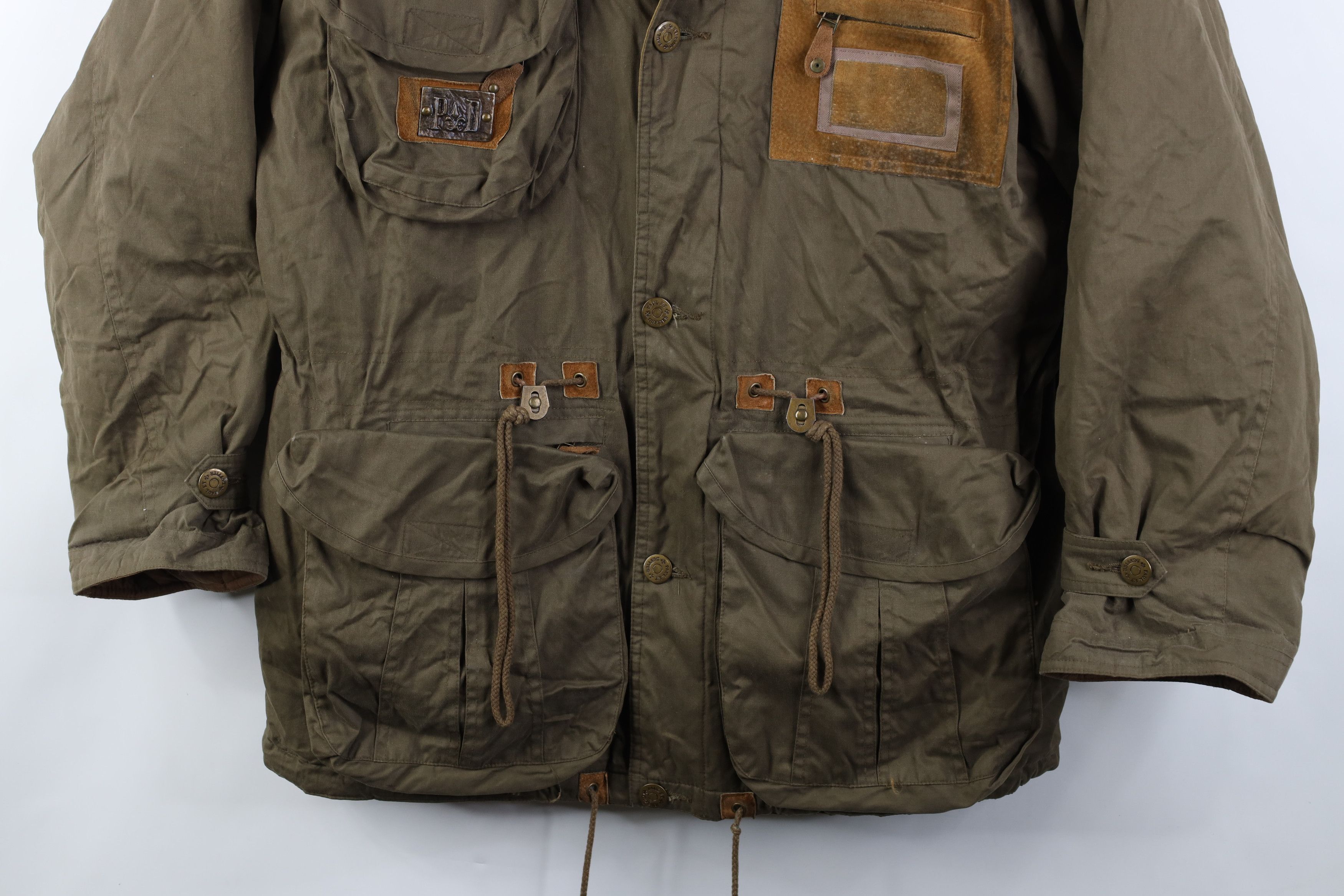 Vintage Vintage 90s Streetwear Quilted Suede Trim Winter Jacket Size US M / EU 48-50 / 2 - 3 Thumbnail