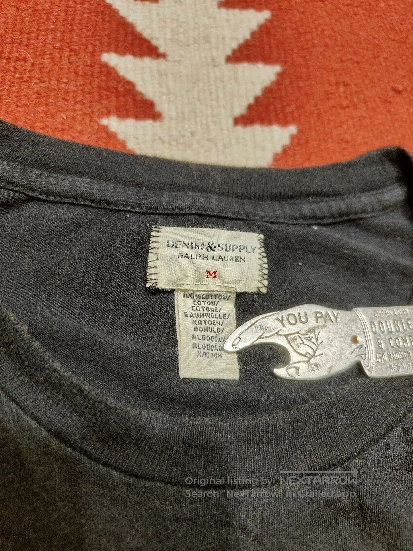RRL Ralph Lauren Ralph Lauren Patch Short Sleeve T-shirt. Size US M / EU 48-50 / 2 - 3 Thumbnail