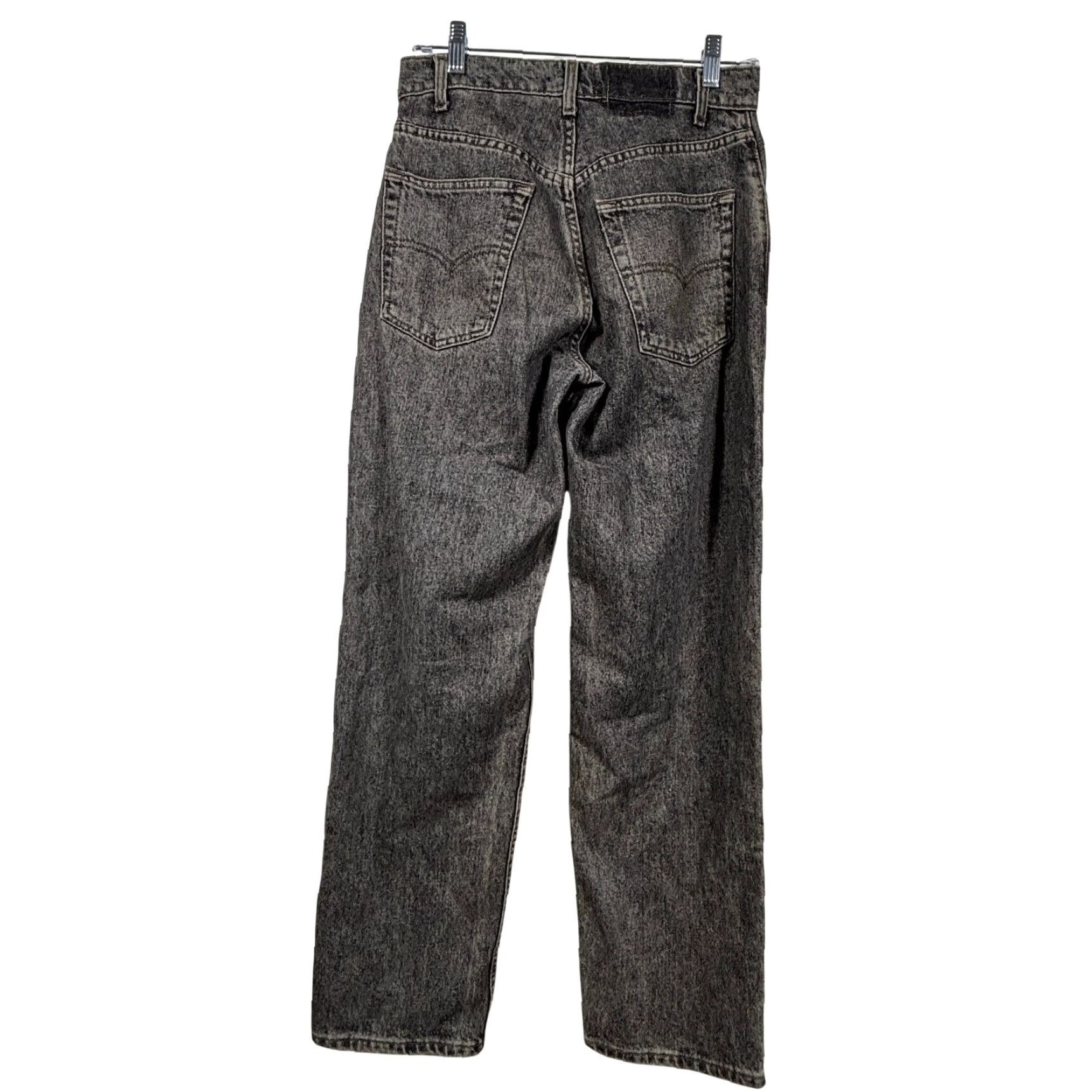 Levi's VINTAGE Levi's Silvertab Jeans 29x30 Black Button Fly Loose Straight Mens 1993 Vintage Size US 30 / EU 46 - 3 Thumbnail