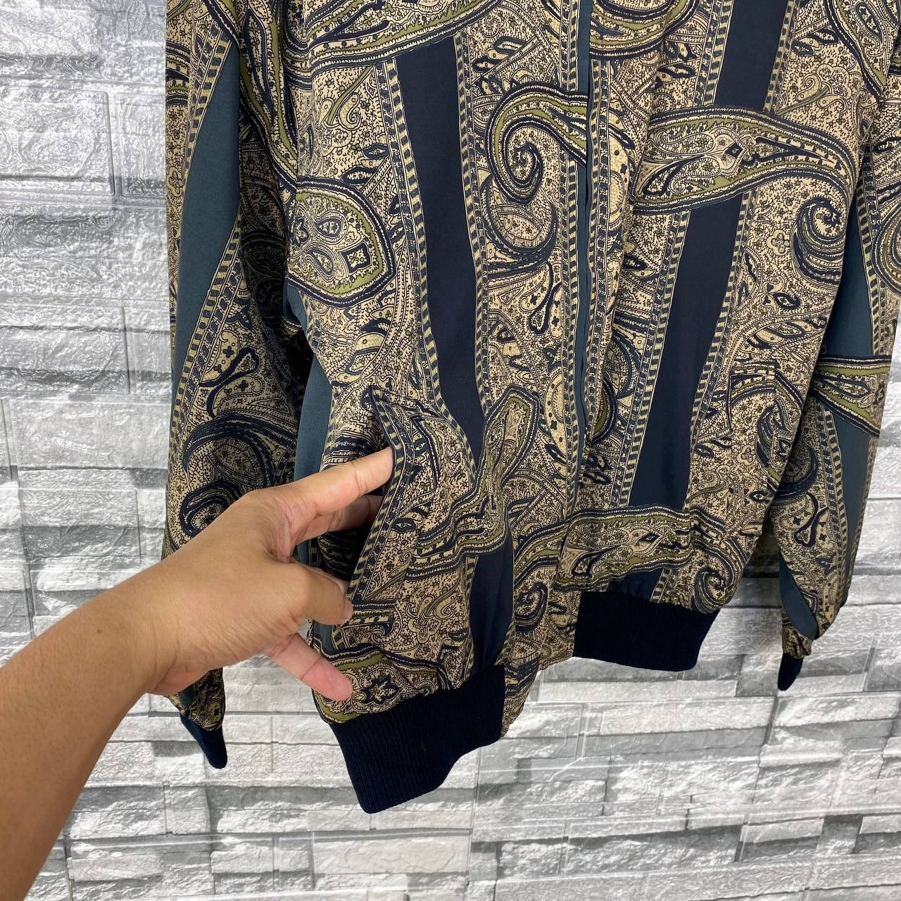Japanese Brand × Vintage VINTAGE JAPAN PAISLEY JACKET like HERMES Size US L / EU 52-54 / 3 - 7 Thumbnail