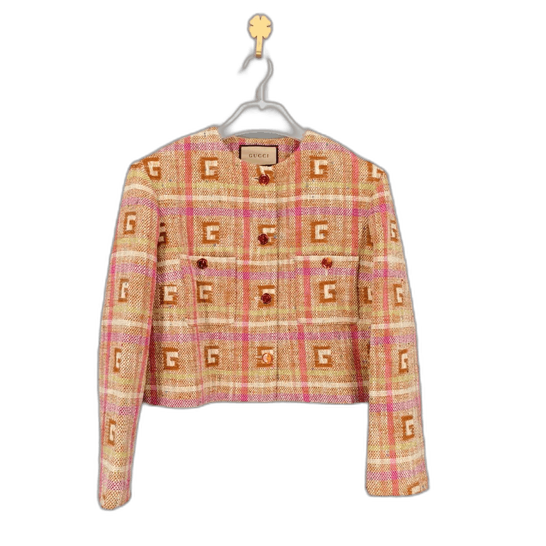 Gucci Gucci Tweed Jacket with Double Buttons Size US S / EU 44-46 / 1 - 1 Thumbnail