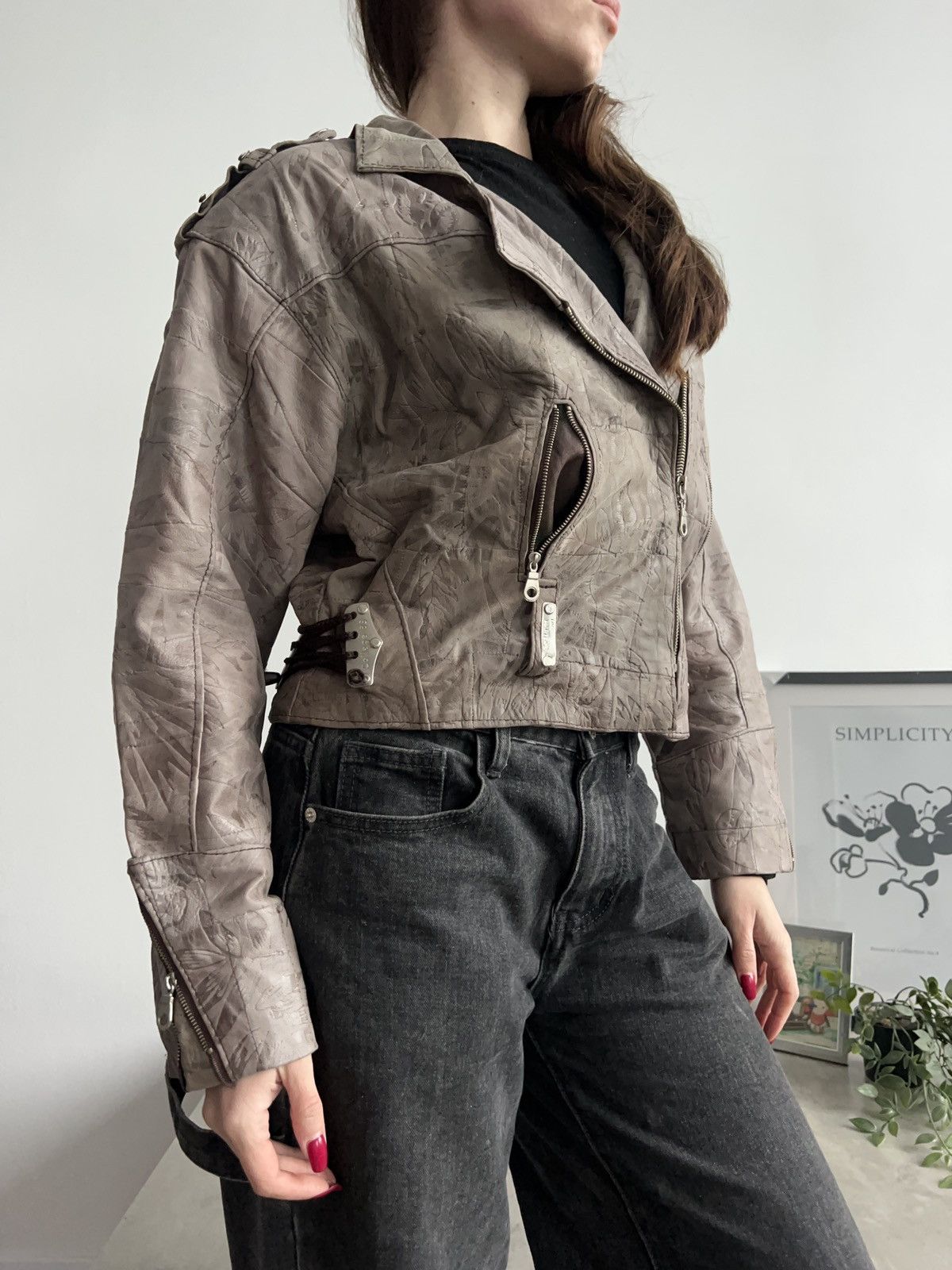 Vintage Dr. martens Leather Jacket Japanese style