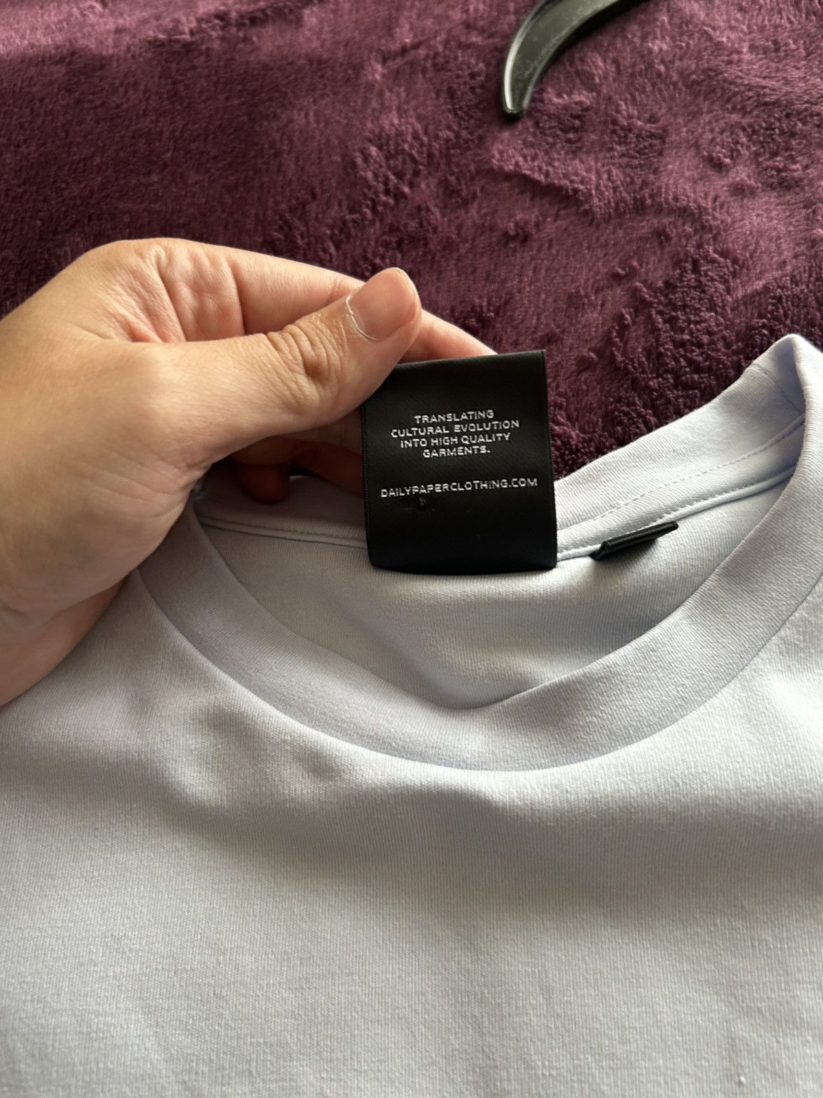 Daily Paper × Designer Daily Paper United Type Boxy Shirt Blue Embroidered Sz S Size US S / EU 44-46 / 1 - 5 Thumbnail