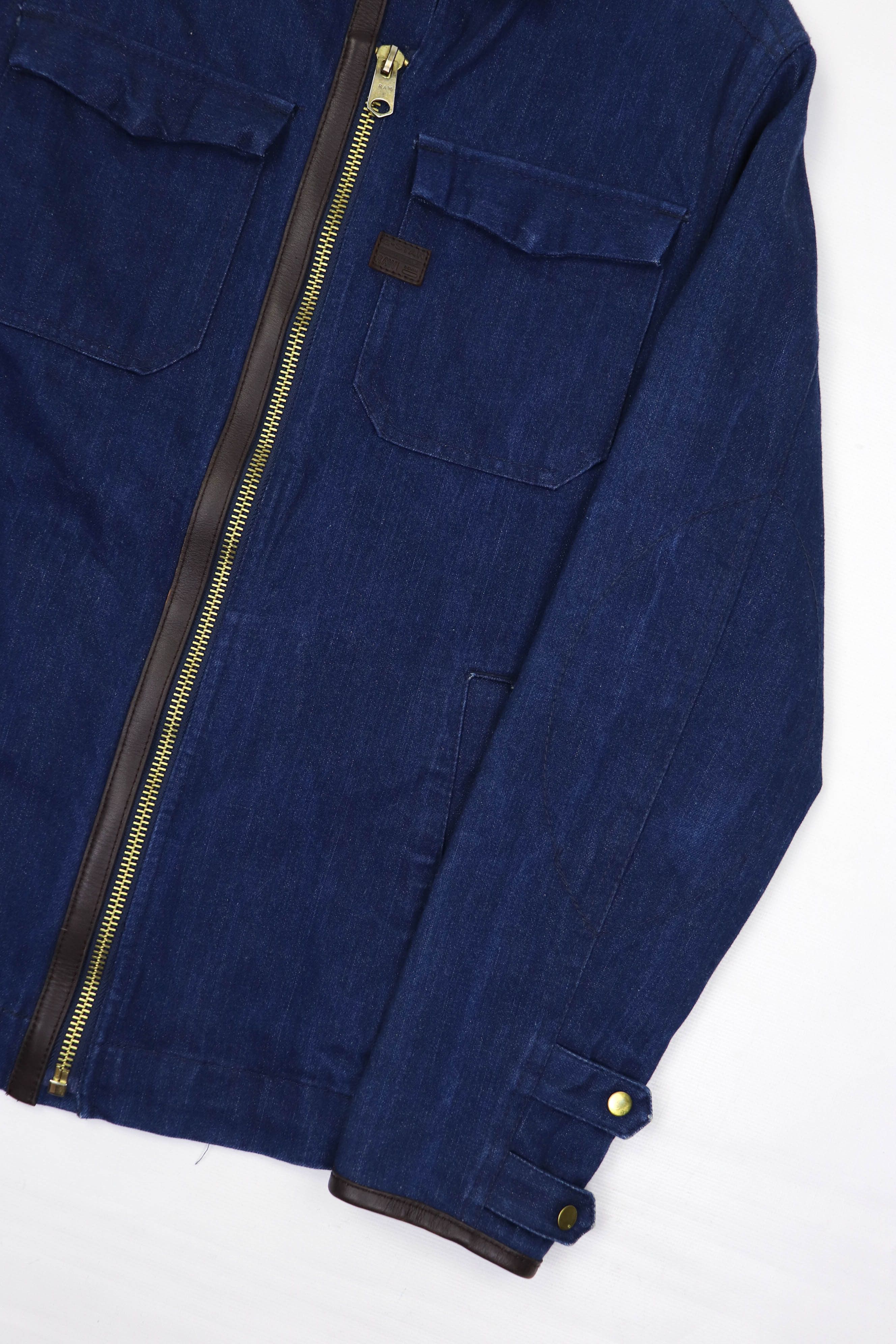 G-Star G-Star Raw Denim Oregon Zip Overshirt LS French Chore Jacket Size US S / EU 44-46 / 1 - 5 Thumbnail