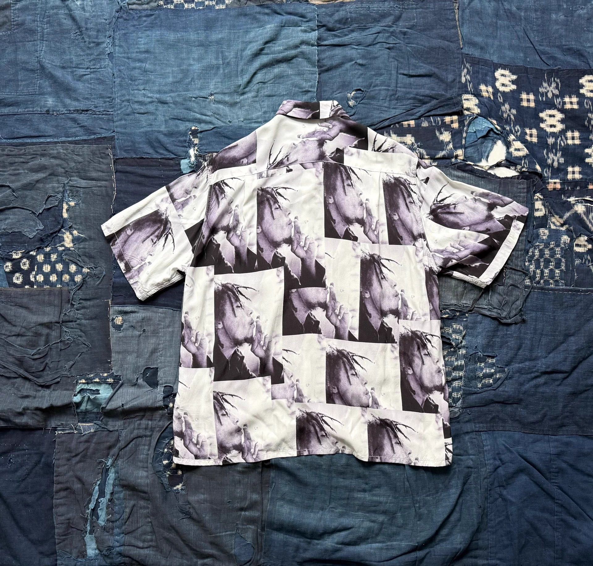 Wacko Maria Wacko Maria x 2Pac Hawaiian Shirt L Orange SS23 Size US L / EU 52-54 / 3 - 3 Thumbnail